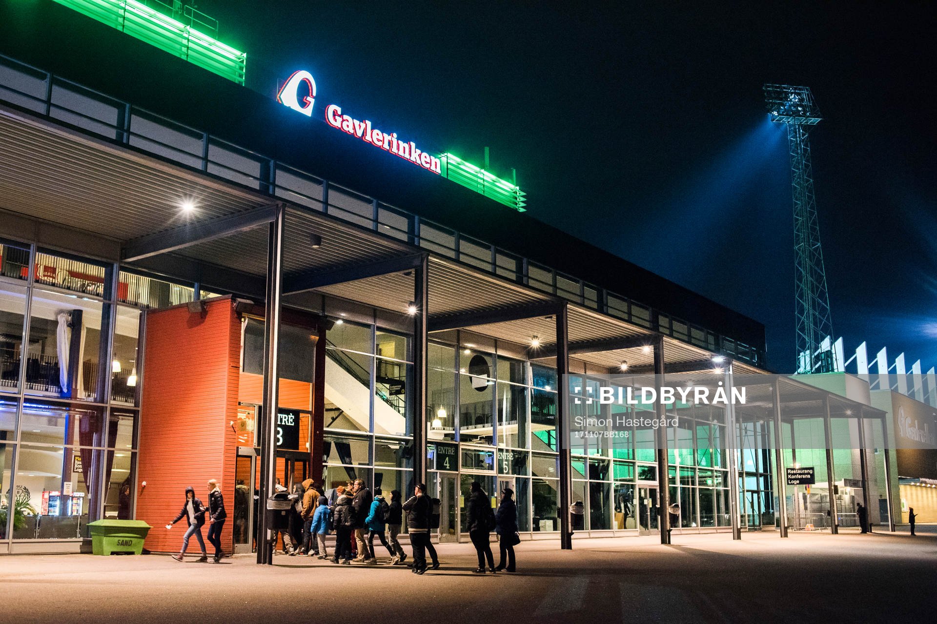 Gavlerinken Arena prior the CHL game between Brynäs and