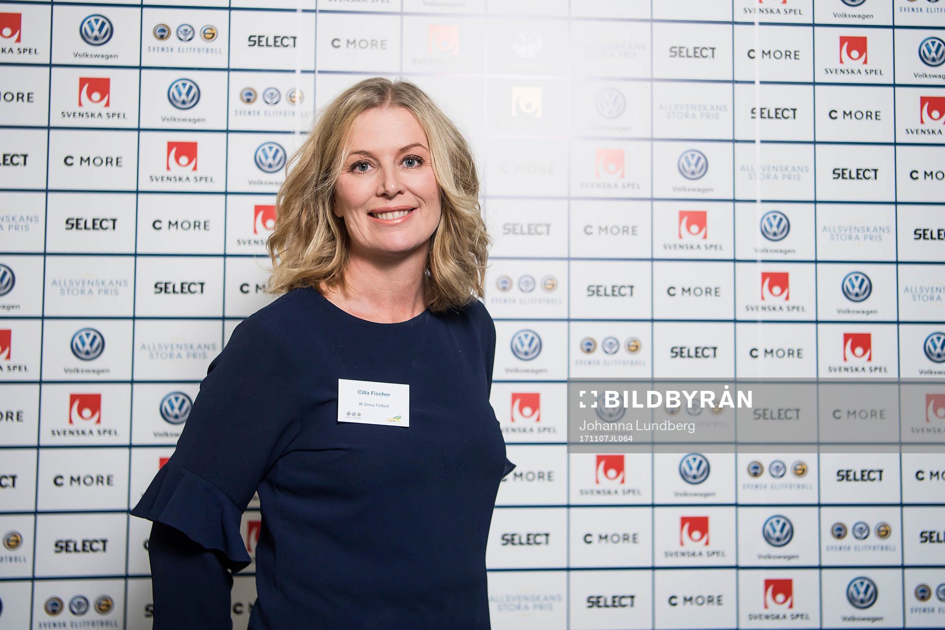 Cilla Fischer, Sirius, under galan Allsvenskans Stora Pris den 7 november 2017 i Stockholm.