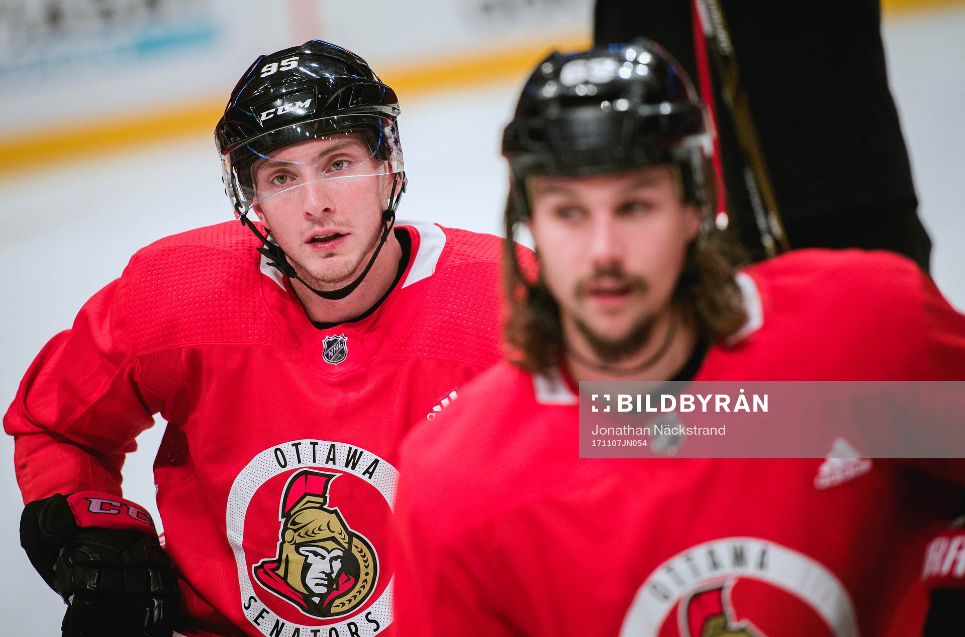 Matt Duchene (vänster) och Erik Karlsson