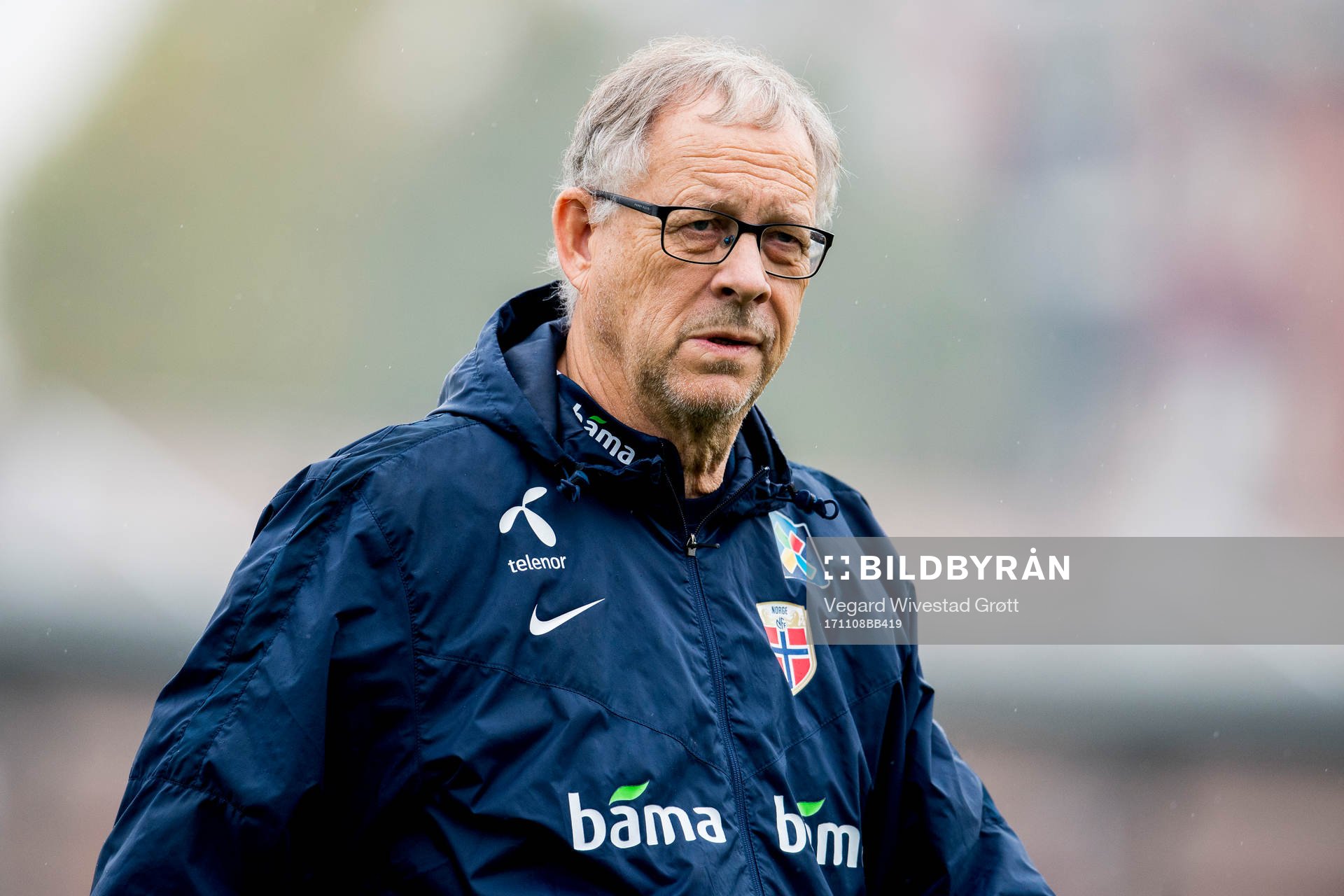 Lars Lagerbäck, head coach of Norway