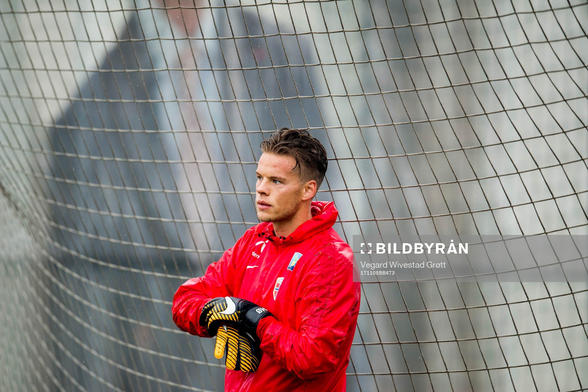 Goalkeeper Ørjan Nyland of Norway