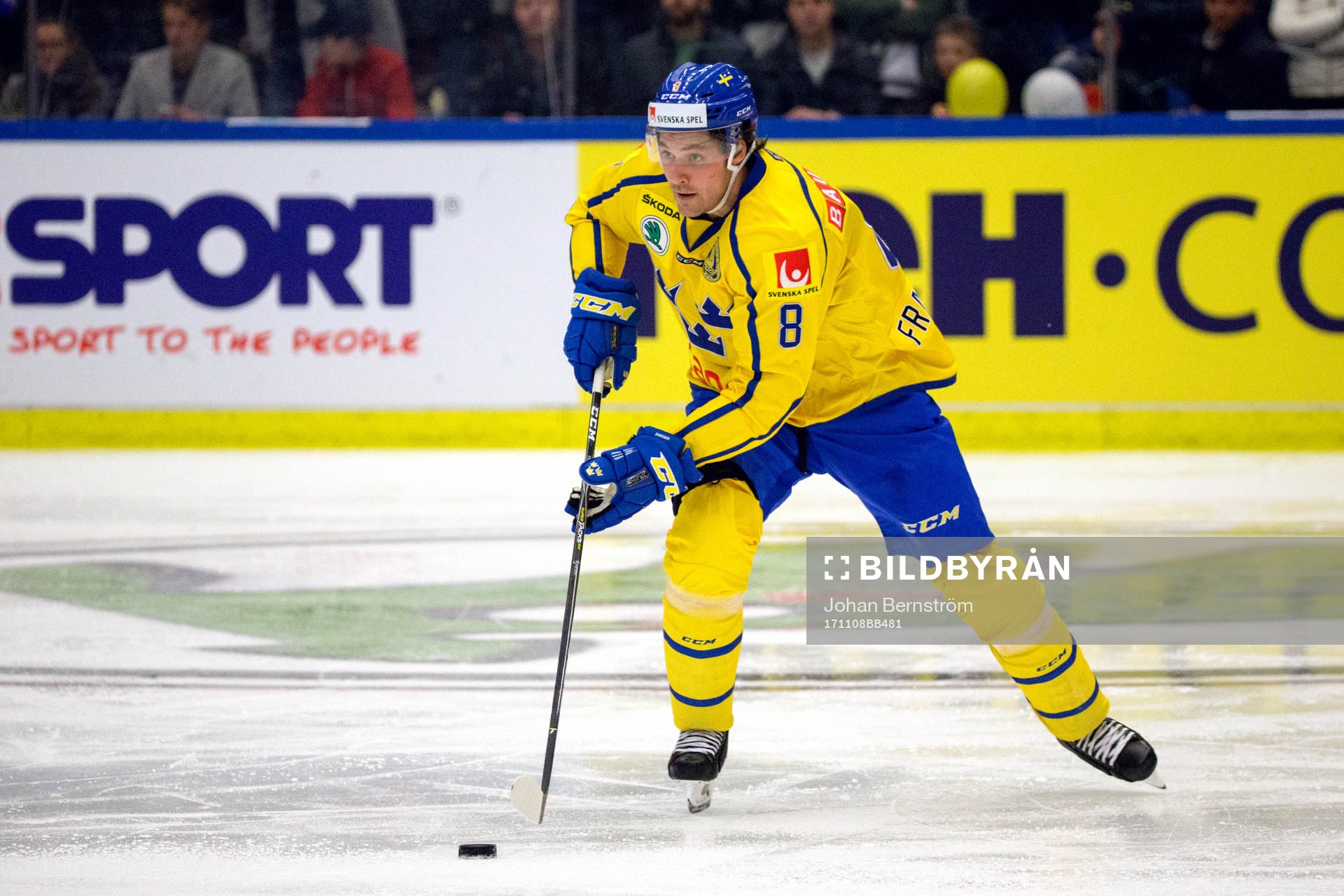 Sveriges Johan Fransson