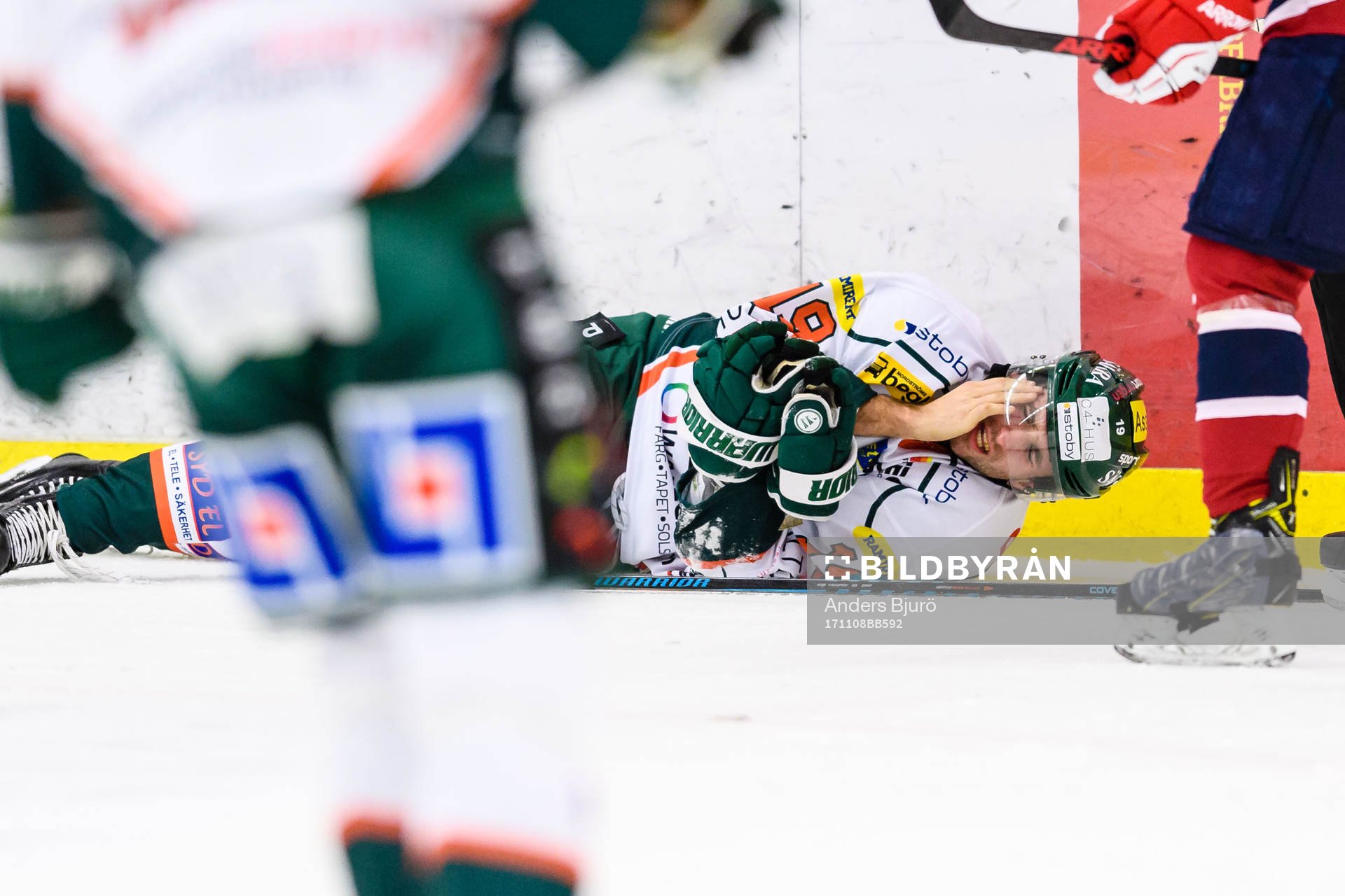 Kristianstads Amil Krupic har ont