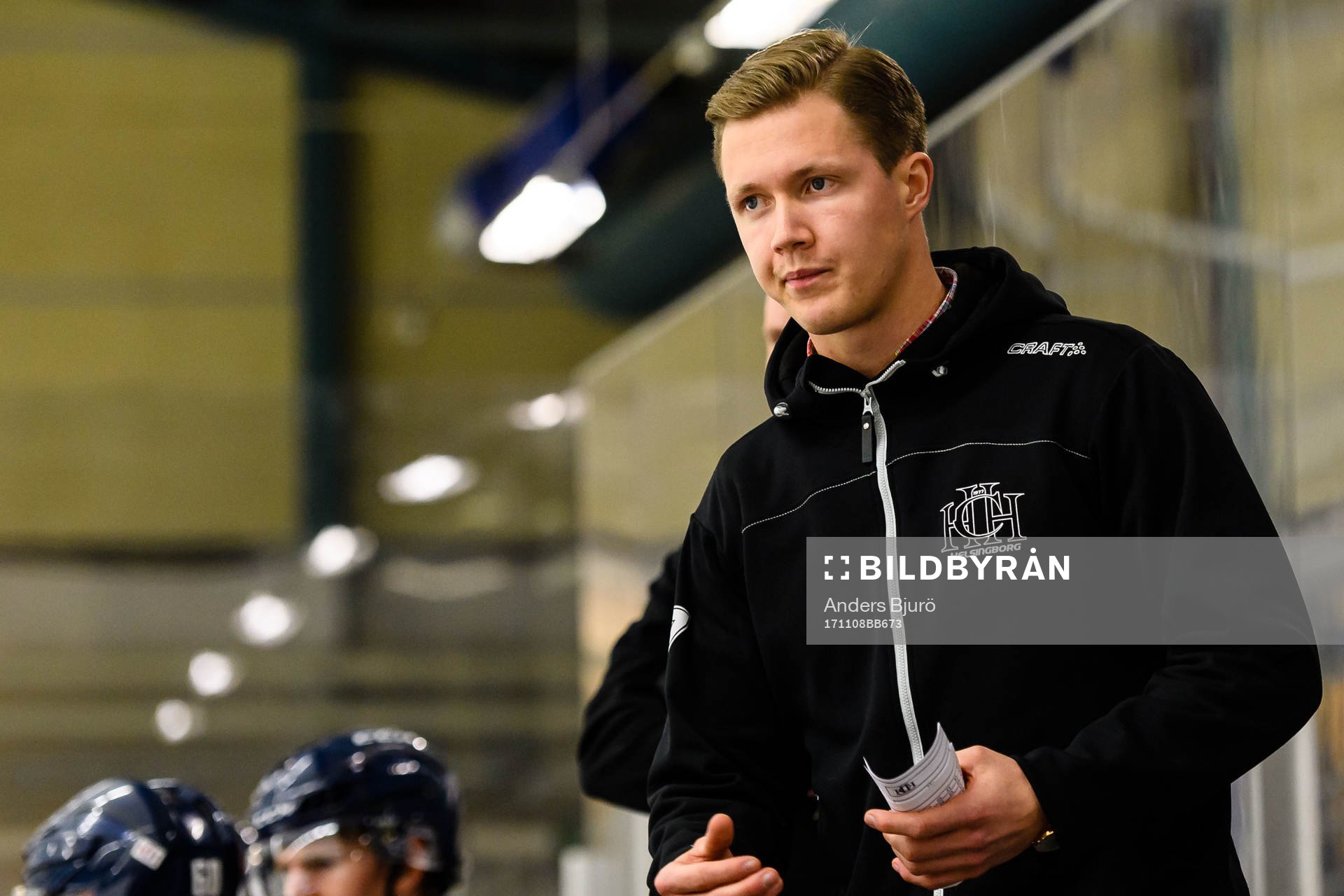 Helsingborgs assisterande tränare Carl Eriksson Waldeborn