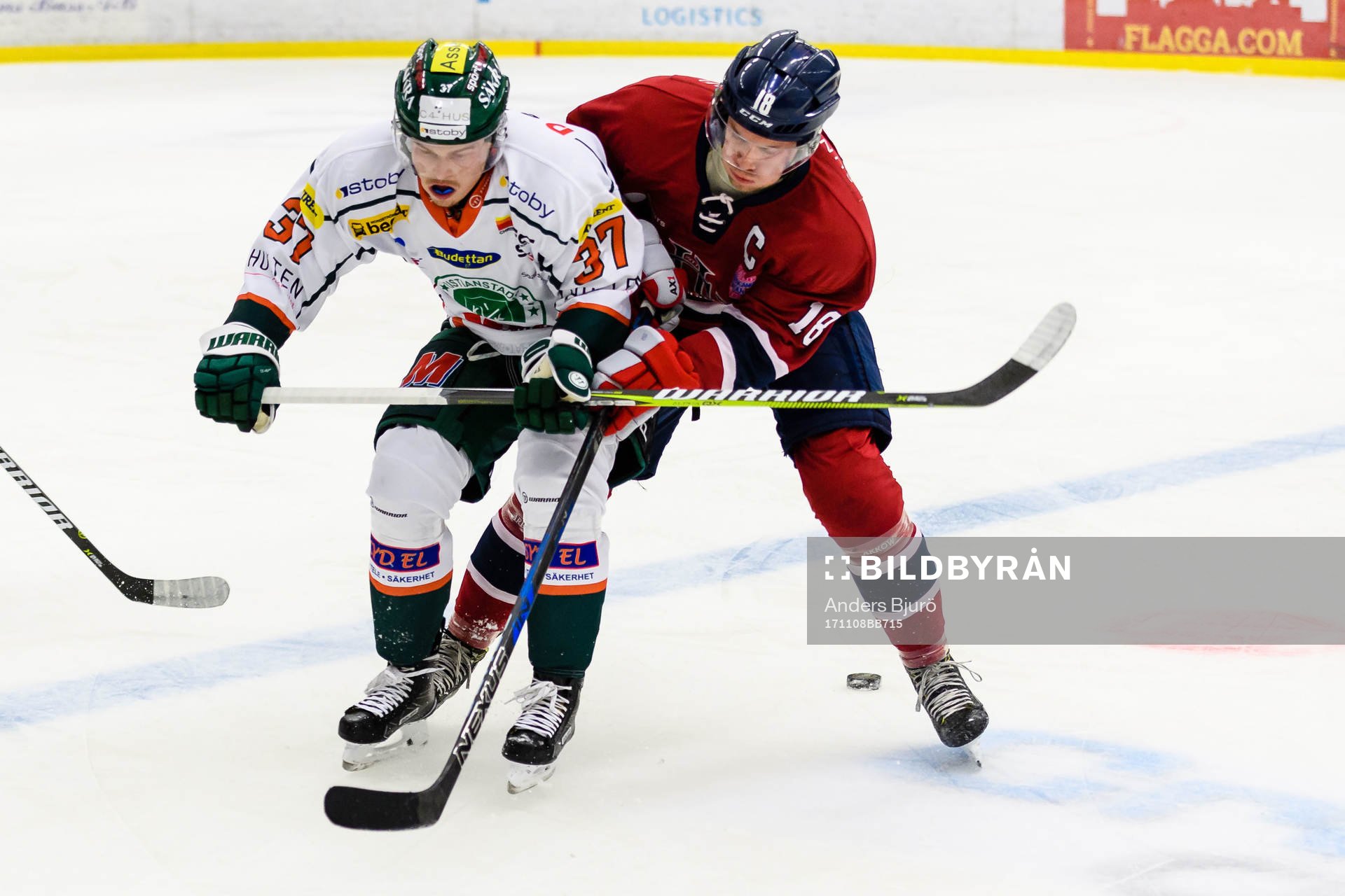 Kristianstads  Malte Sjågren och Helsingborgs Julius