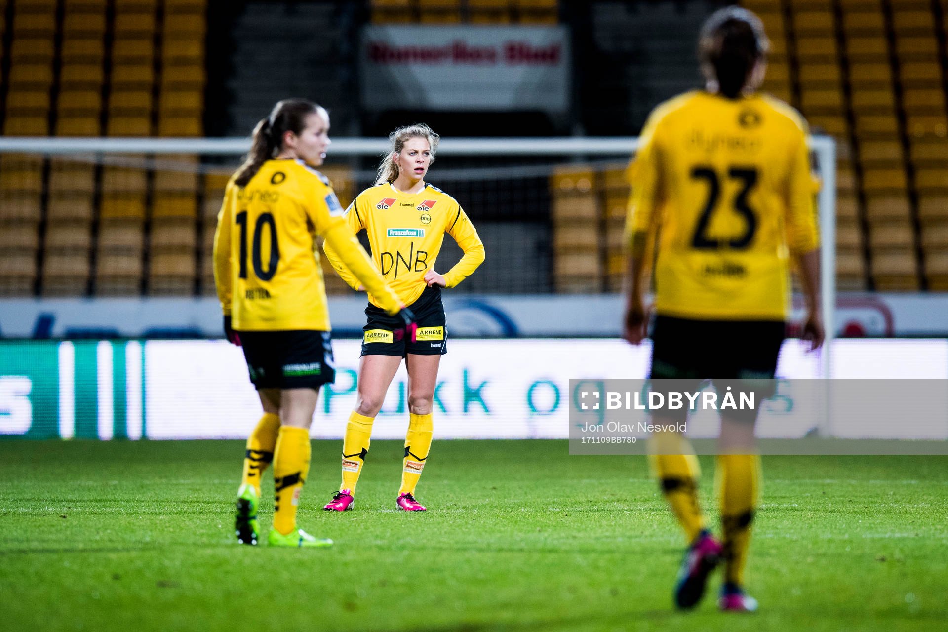 Guro Reiten and Ingrid Marie Spord of LSK Kvinner look
