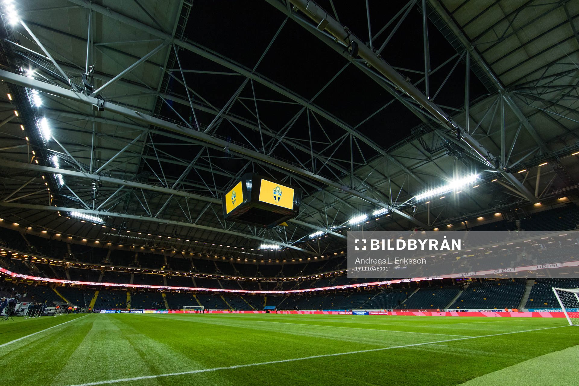 Generell vy över Friends Arena