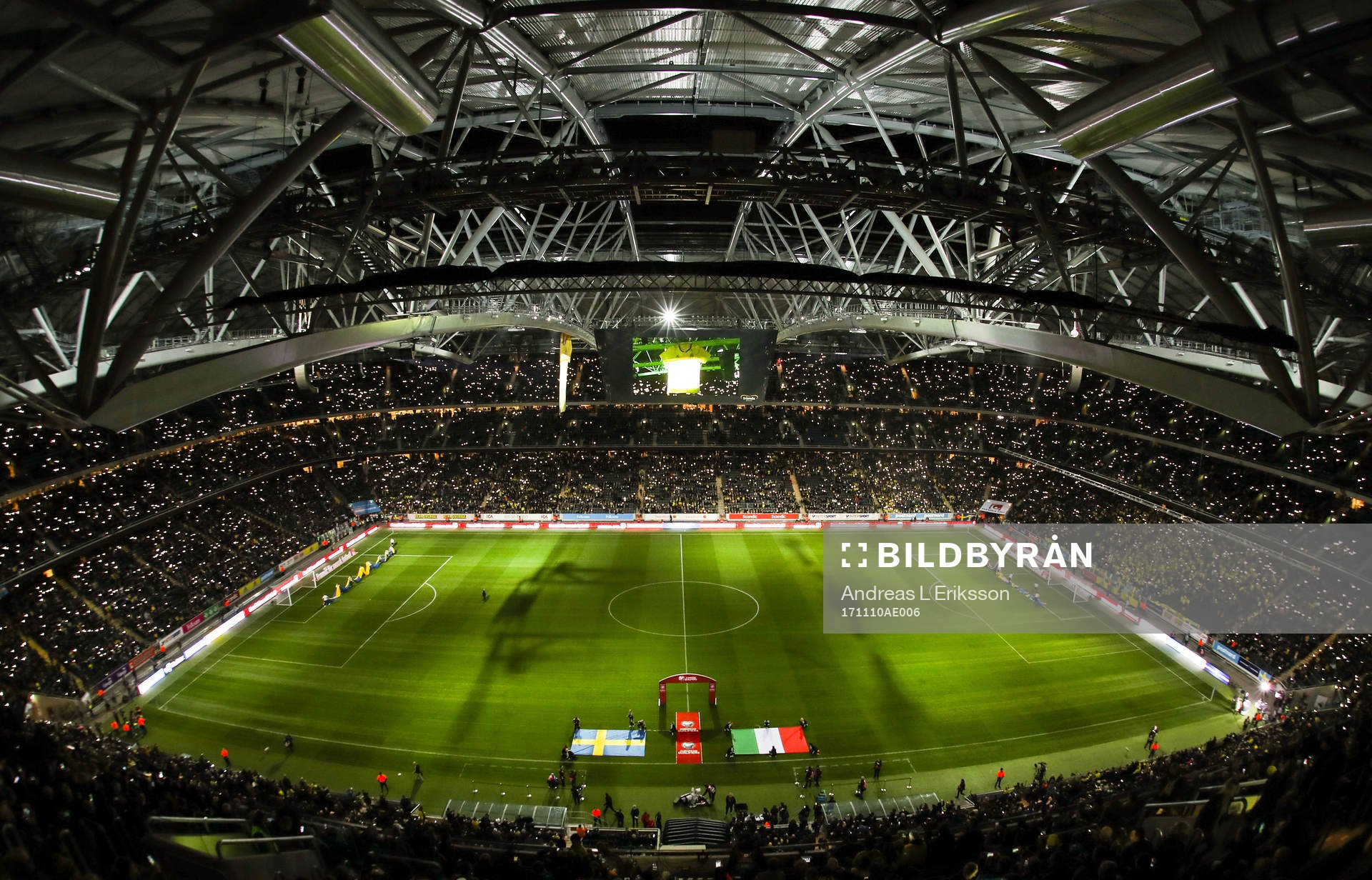 Nedsläckt på Friends Arena