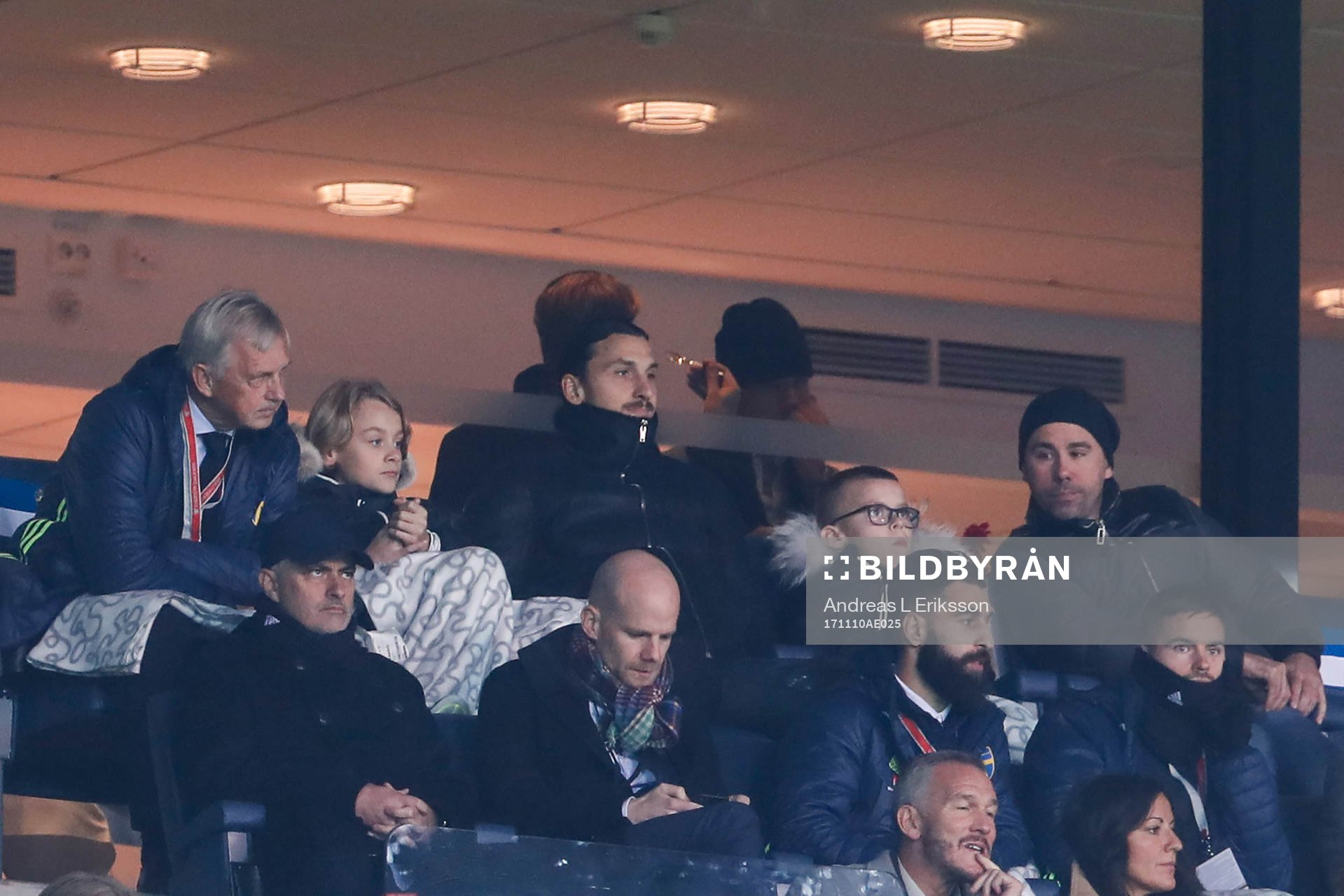 Zlatan Ibrahimovic med sina söner Maximilian Ibrahimović