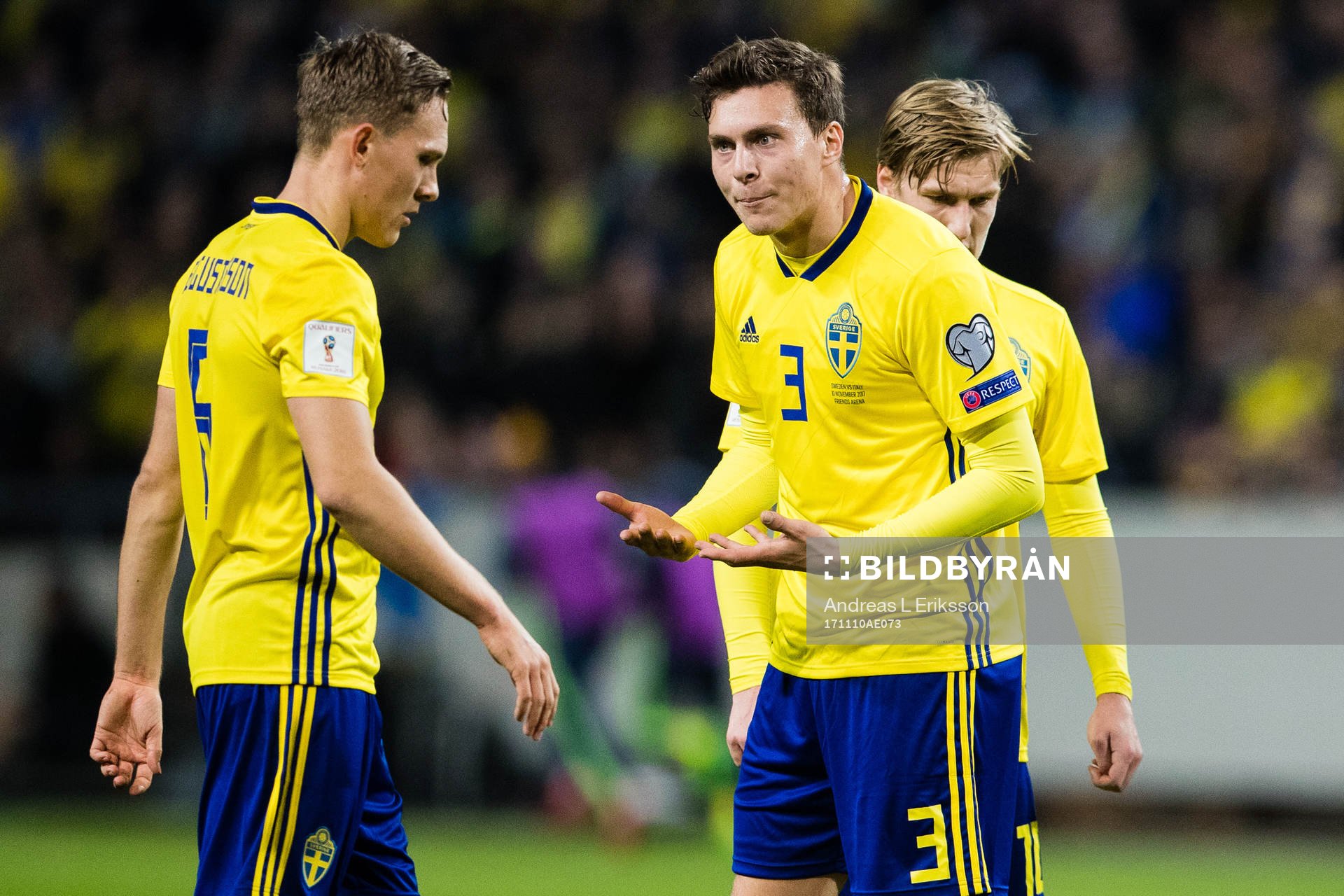 Sveriges Ludwig Augustinsson och Victor Nilsson Lindelöf