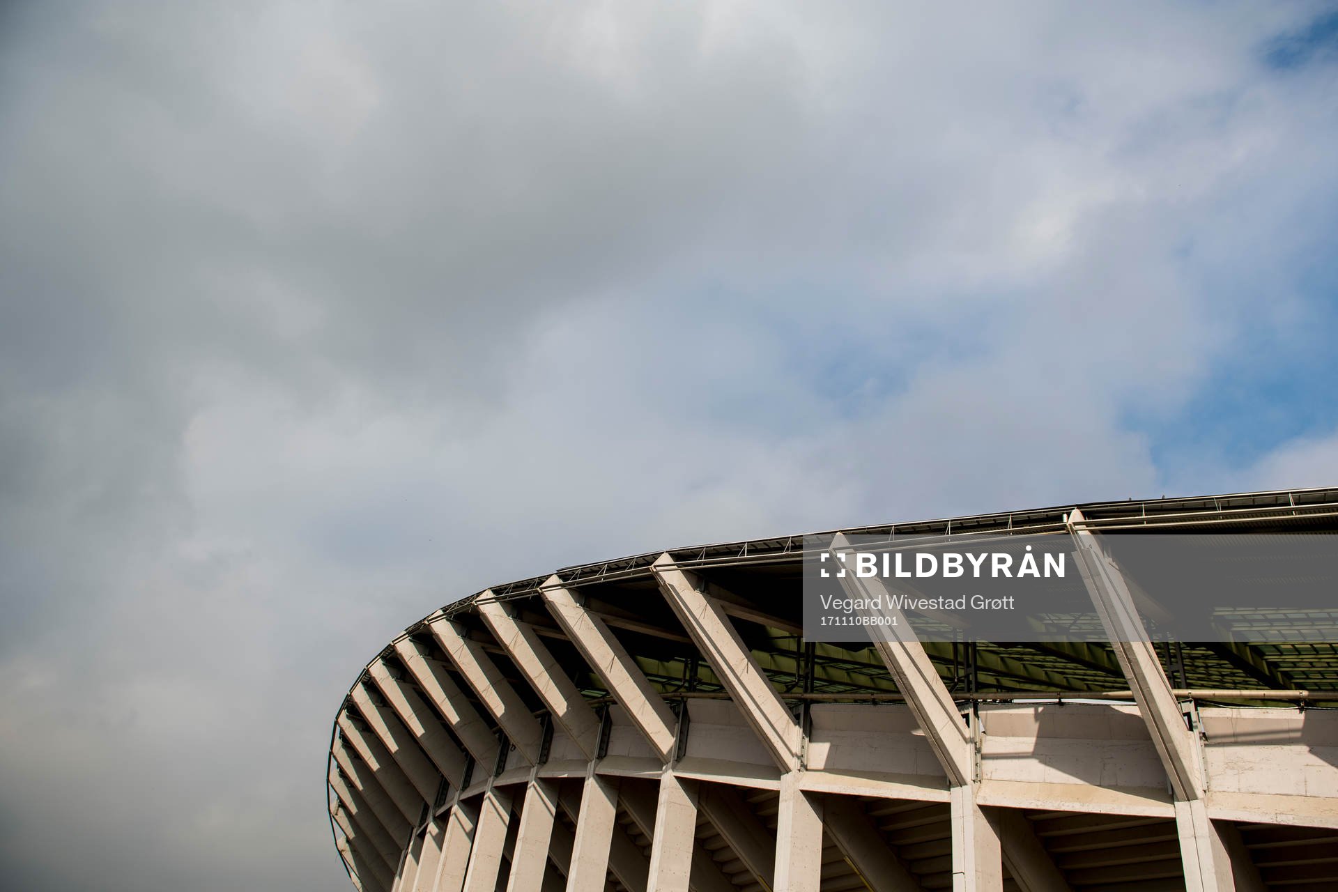 General view of National Arena Philip II of Macedonia on November 10, 2017 in Skopje.