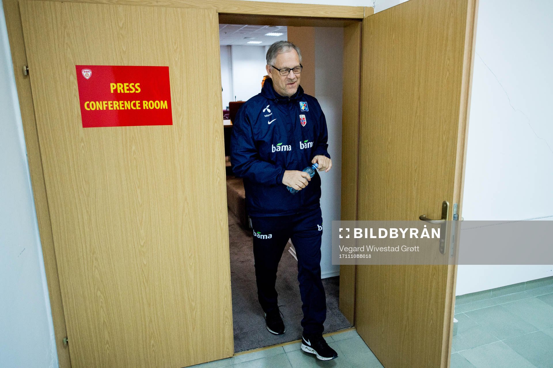 Lars Lagerbäck, head coach of Norway