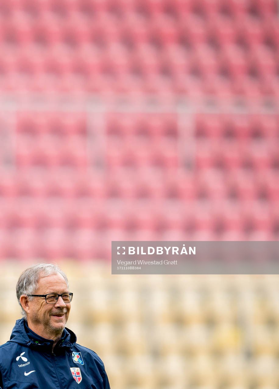 Lars Lagerbäck, head coach of Norway