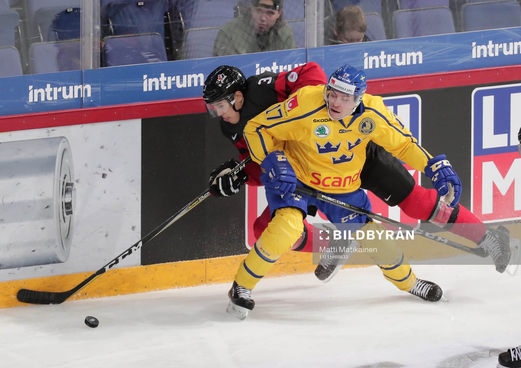 Zach Whitecloud #3, Canada and 	Pär Lindholm #17, Sweden