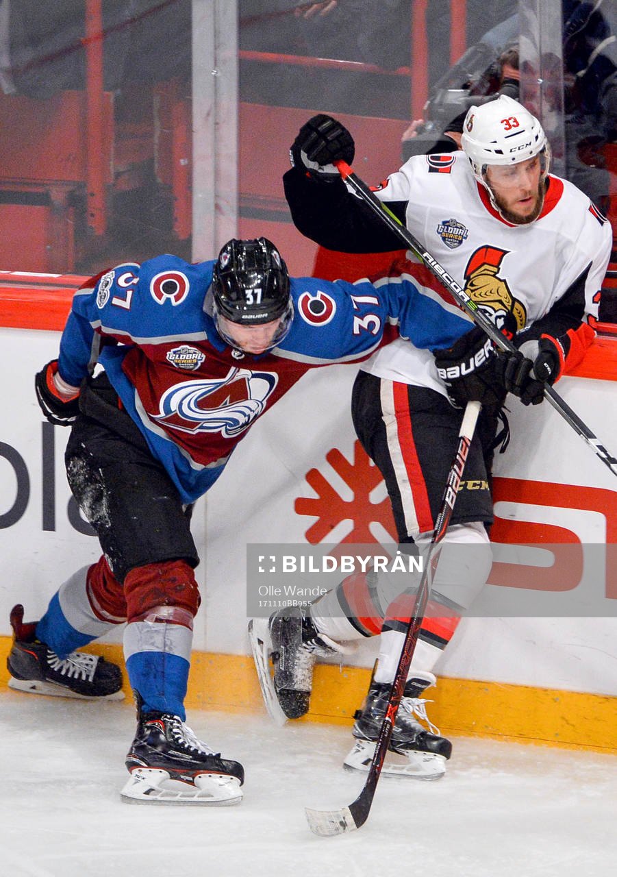 Colorados J.T. Compher och Ottawas Fredrik Claesson