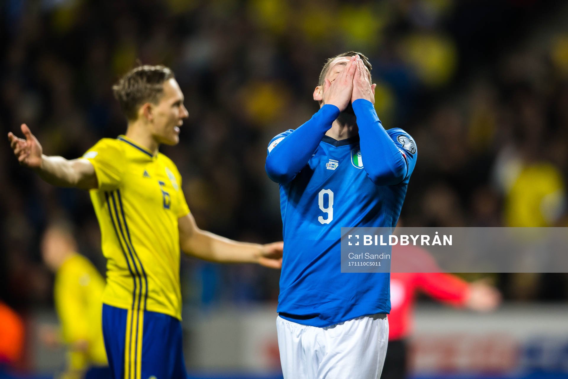 Italiens Andrea Belotti  deppar