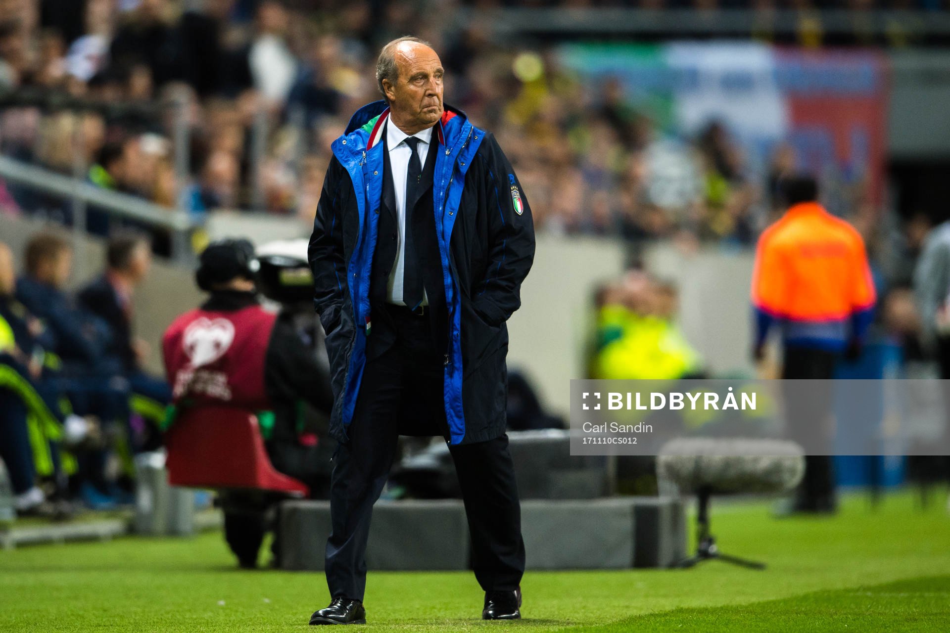 Italiens förbundskapten Gian Piero Ventura
