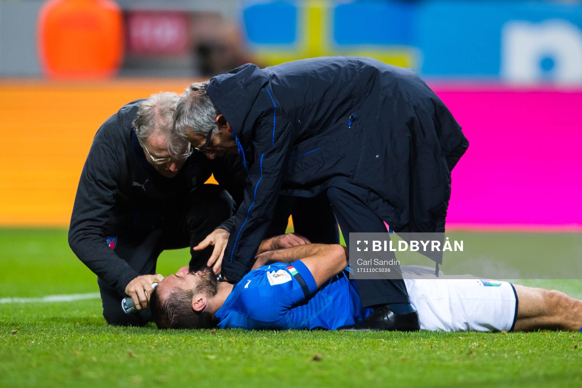 Italiens Giorgio Chiellini har ont