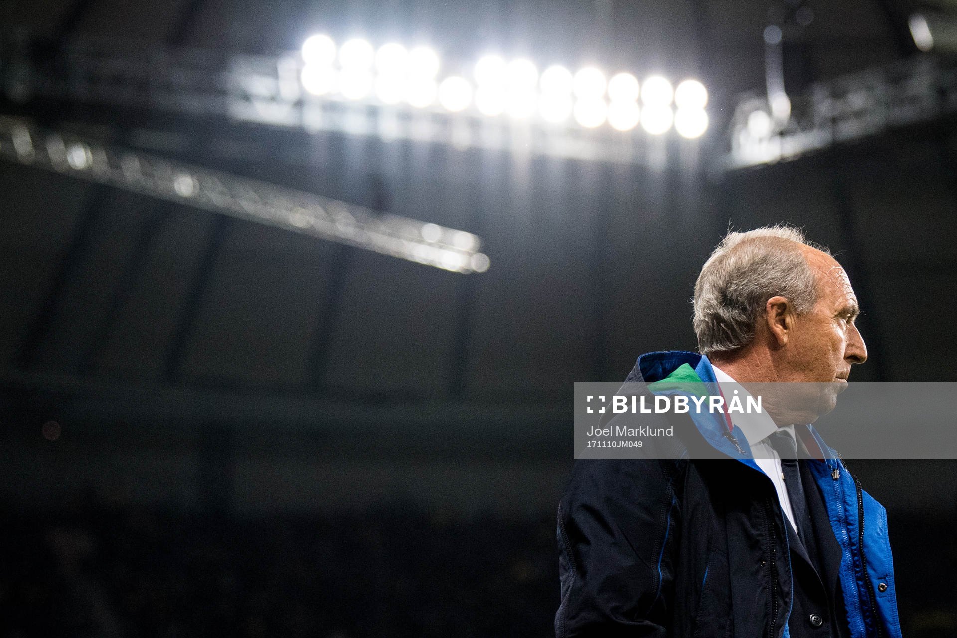 Italiens förbundskapten Gian Piero Ventura