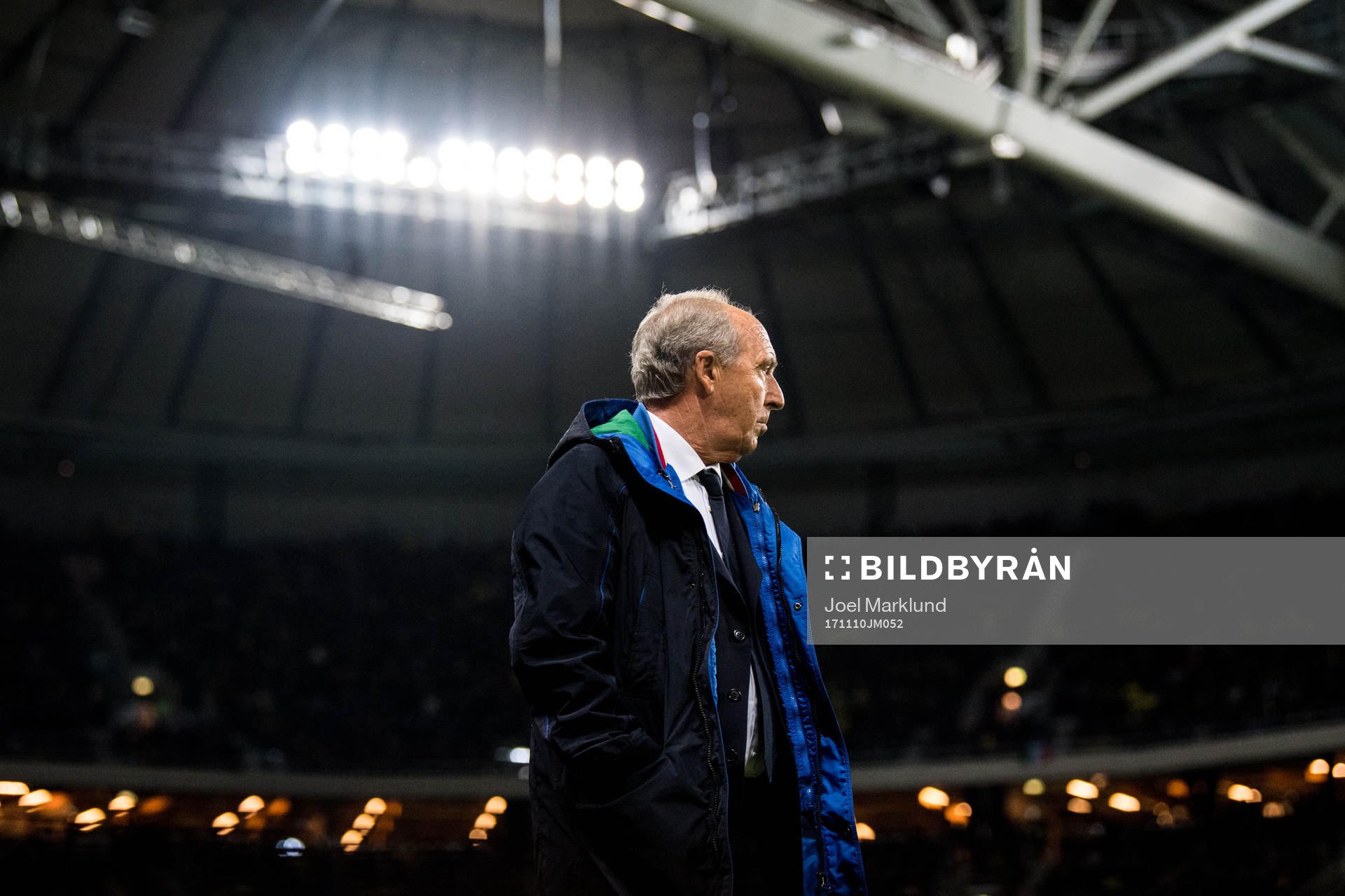 Italiens förbundskapten Gian Piero Ventura