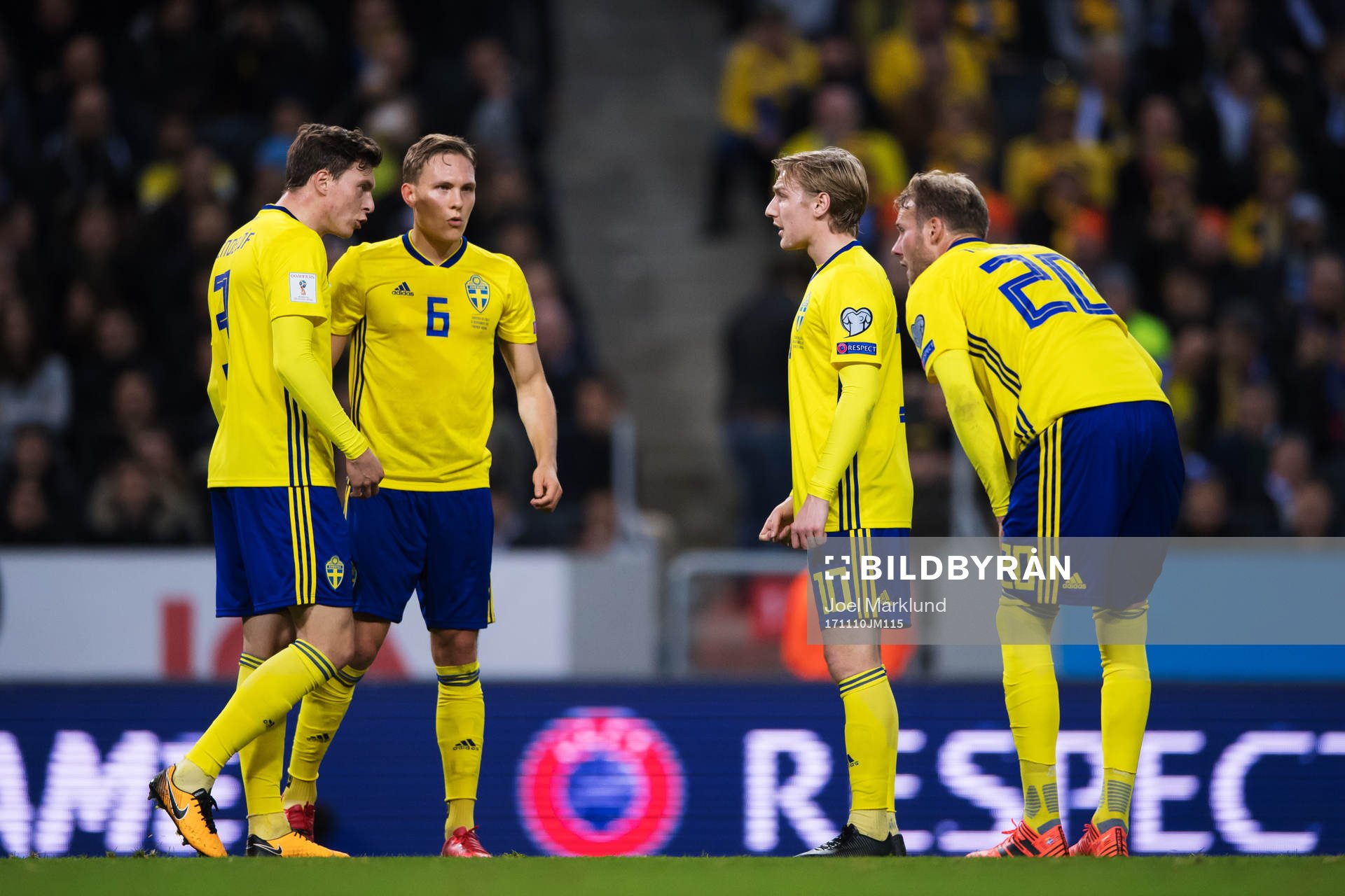 Sveriges Victor Nilsson Lindelöf, Ludwig Augustinsson,