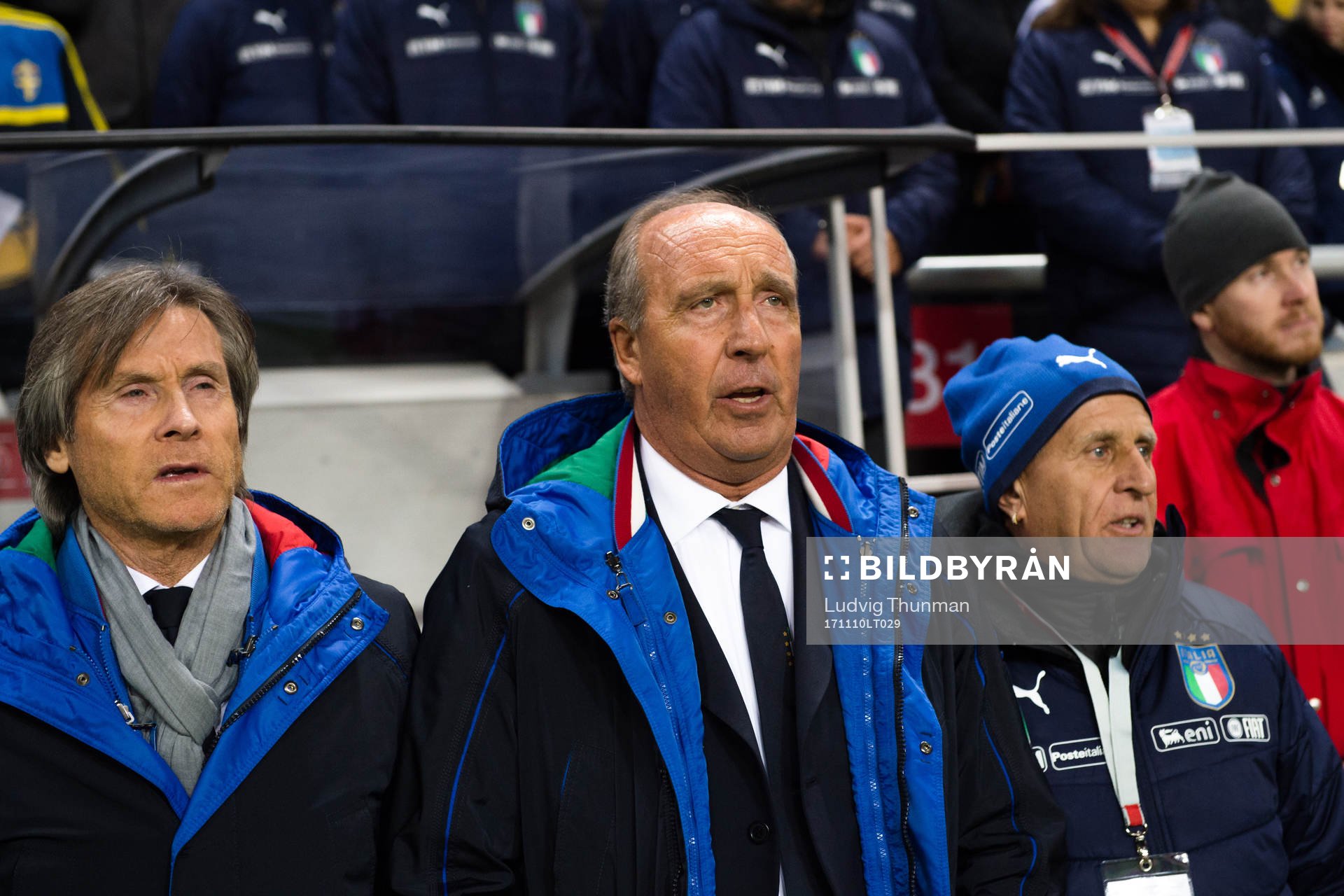 Italiens förbundskapten Gian Piero Ventura