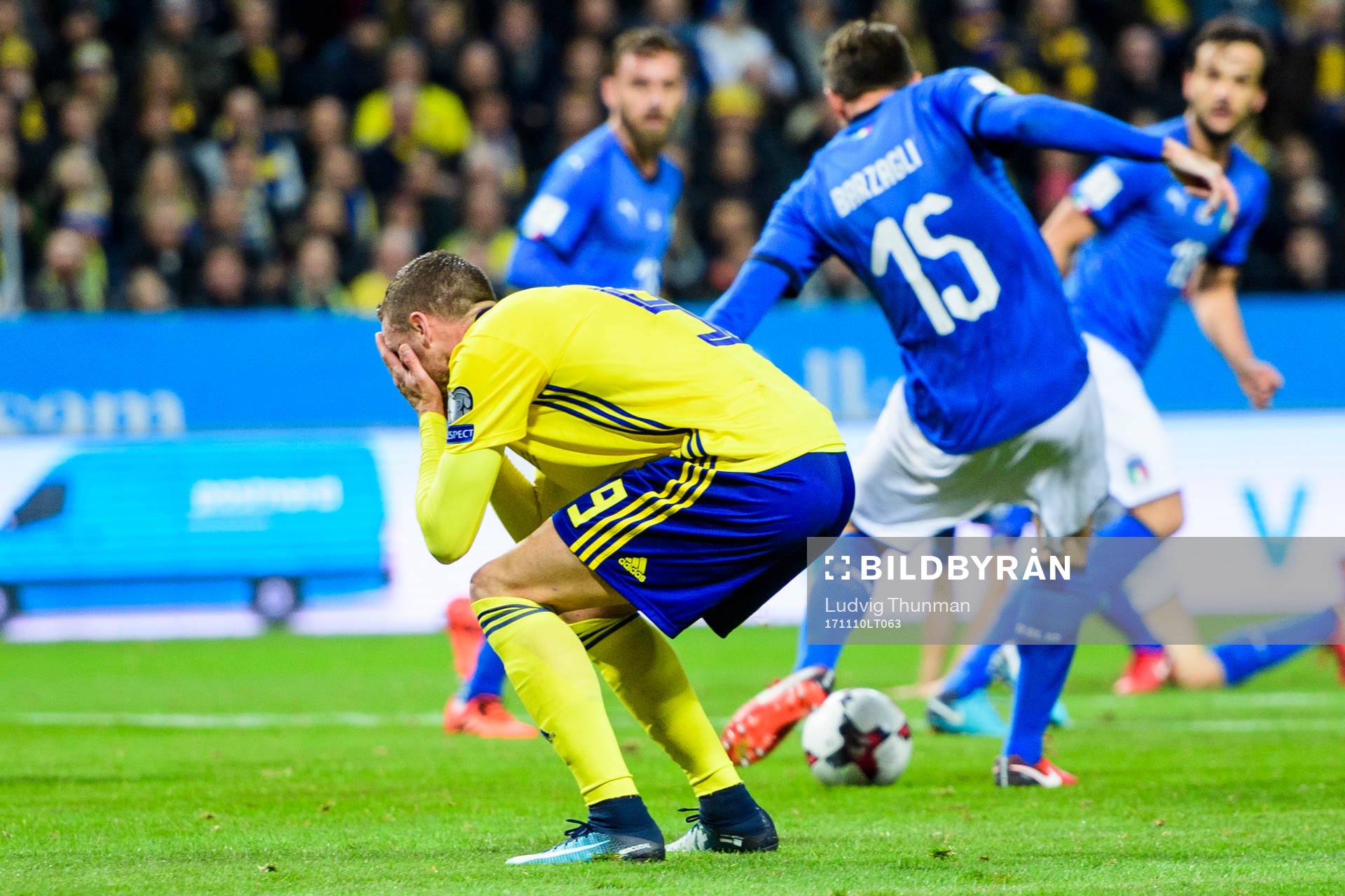 Sveriges Marcus Berg deppar