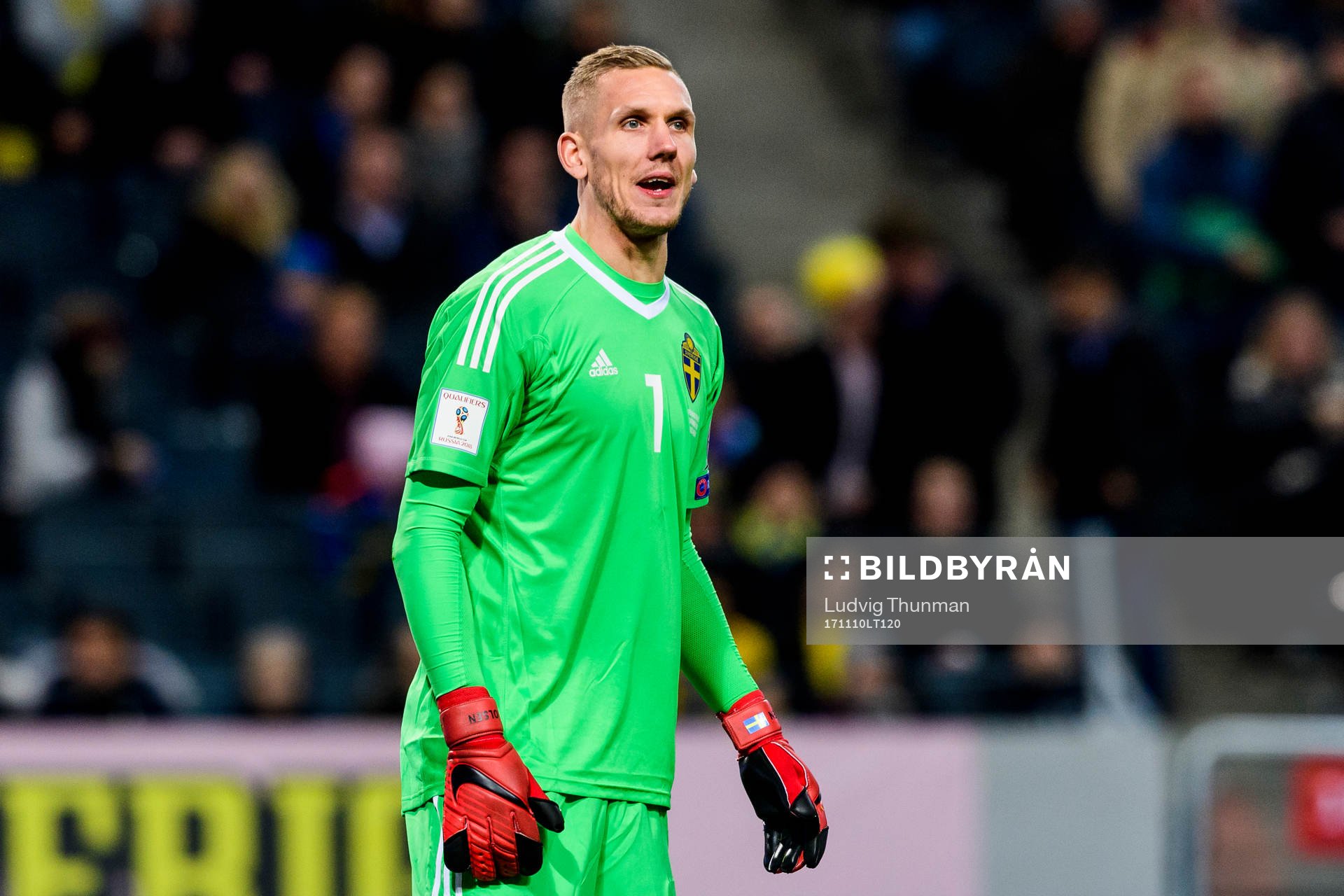 Sveriges målvakt Robin Olsen
