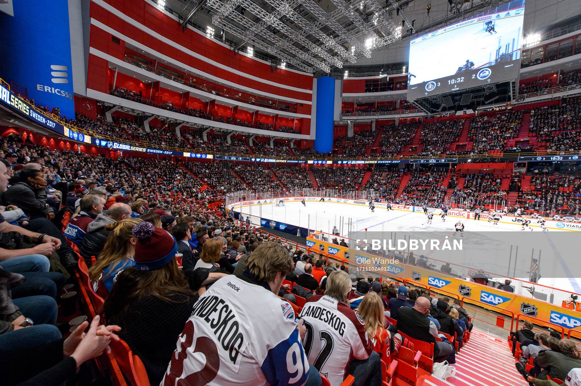 Interiör i Globen