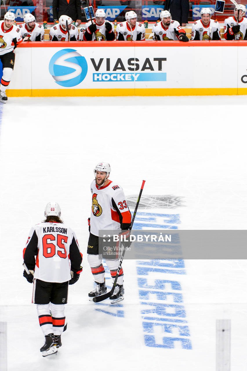 Ottawas Fredrik Claesson och Erik Karlsson