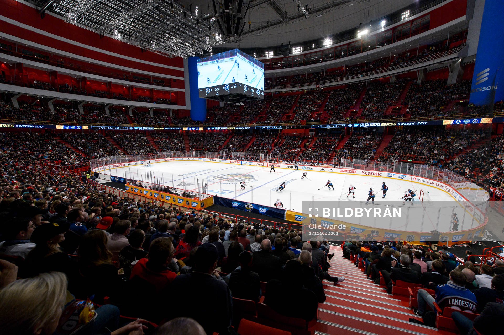 Interiör i Globen