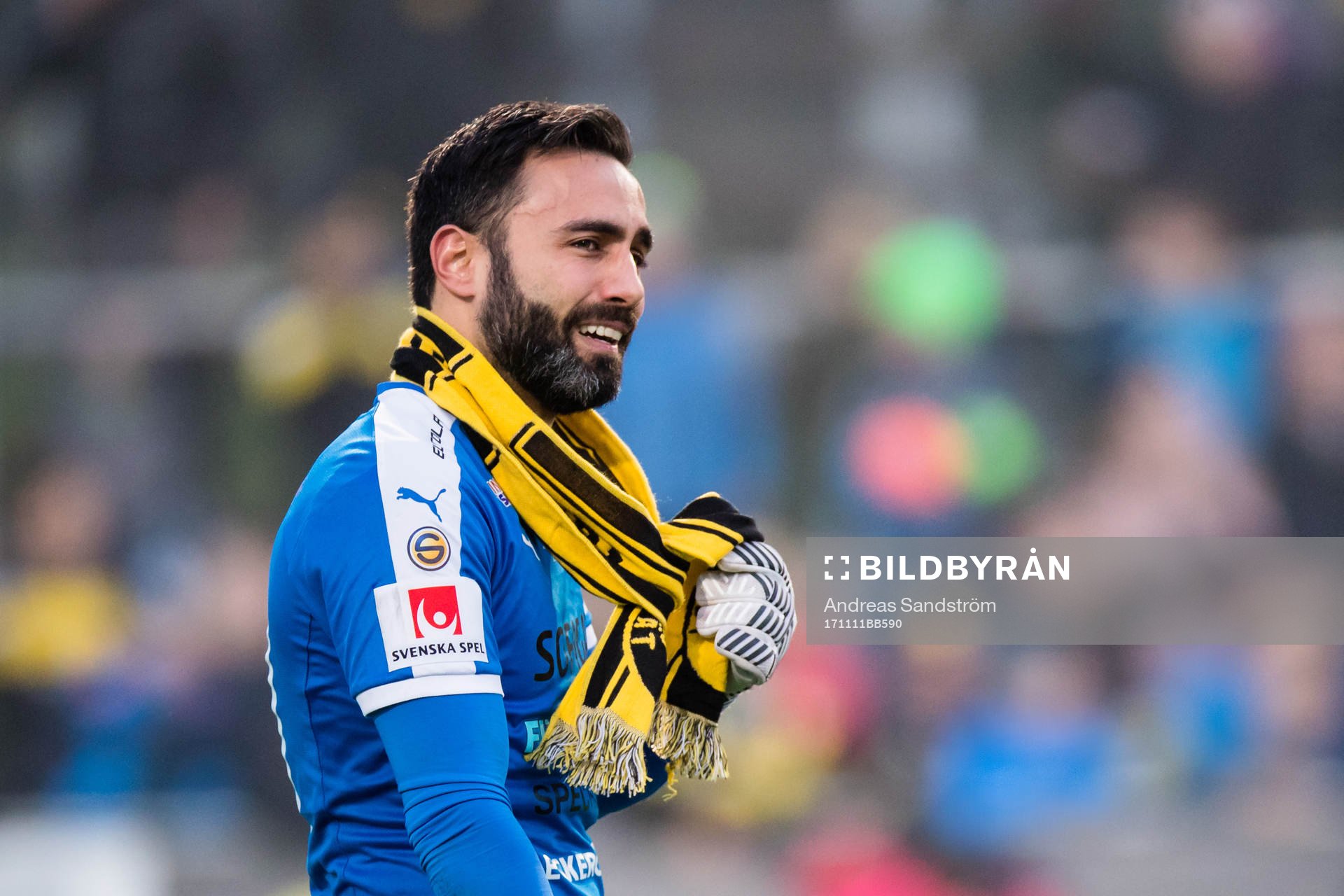 Frejs målvakt Marko Atanackovic reagerar