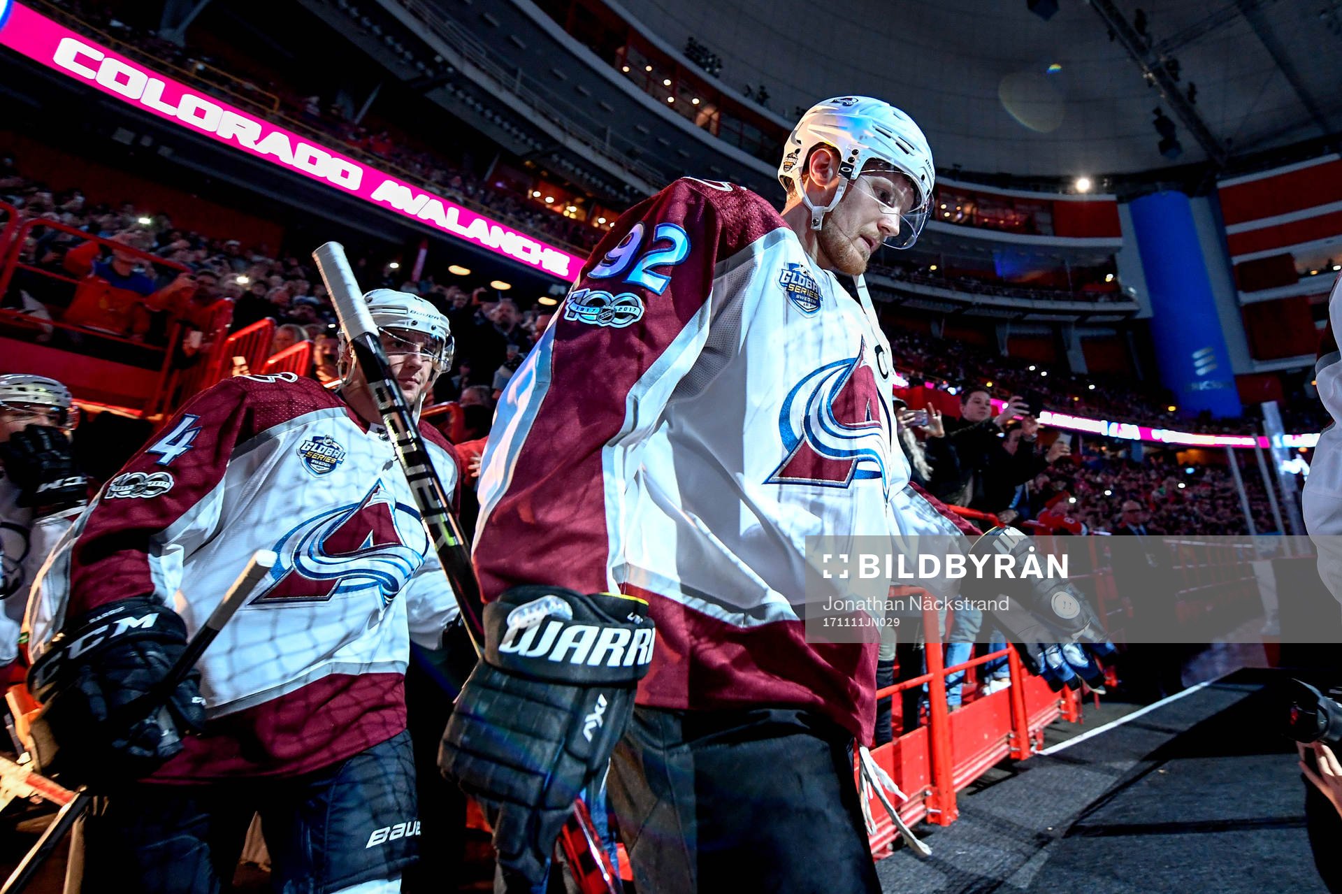 Colorados Gabriel Landeskog gör entre