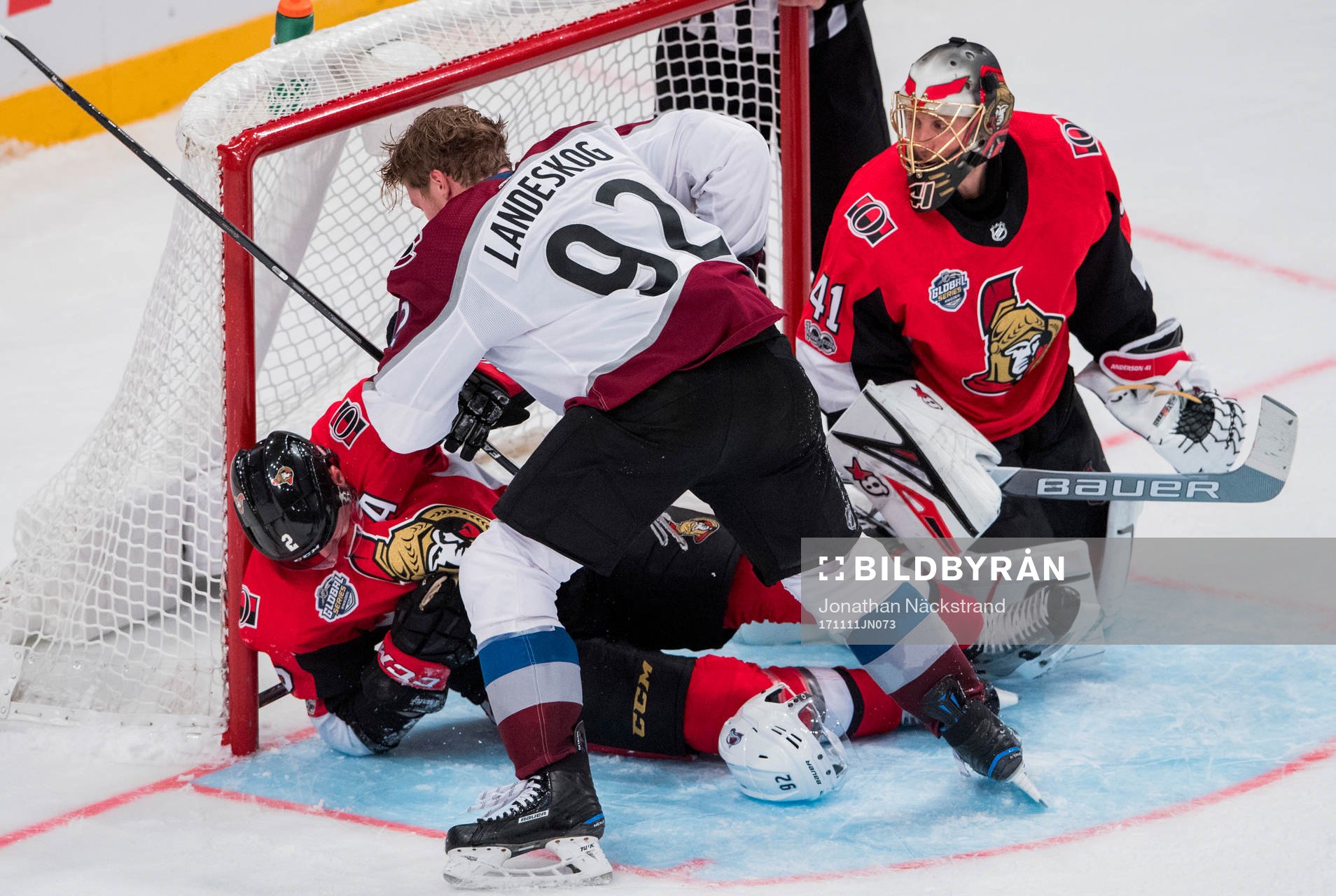 Colorados Gabriel Landeskog regerar på Ottawas Dion Phaneuf