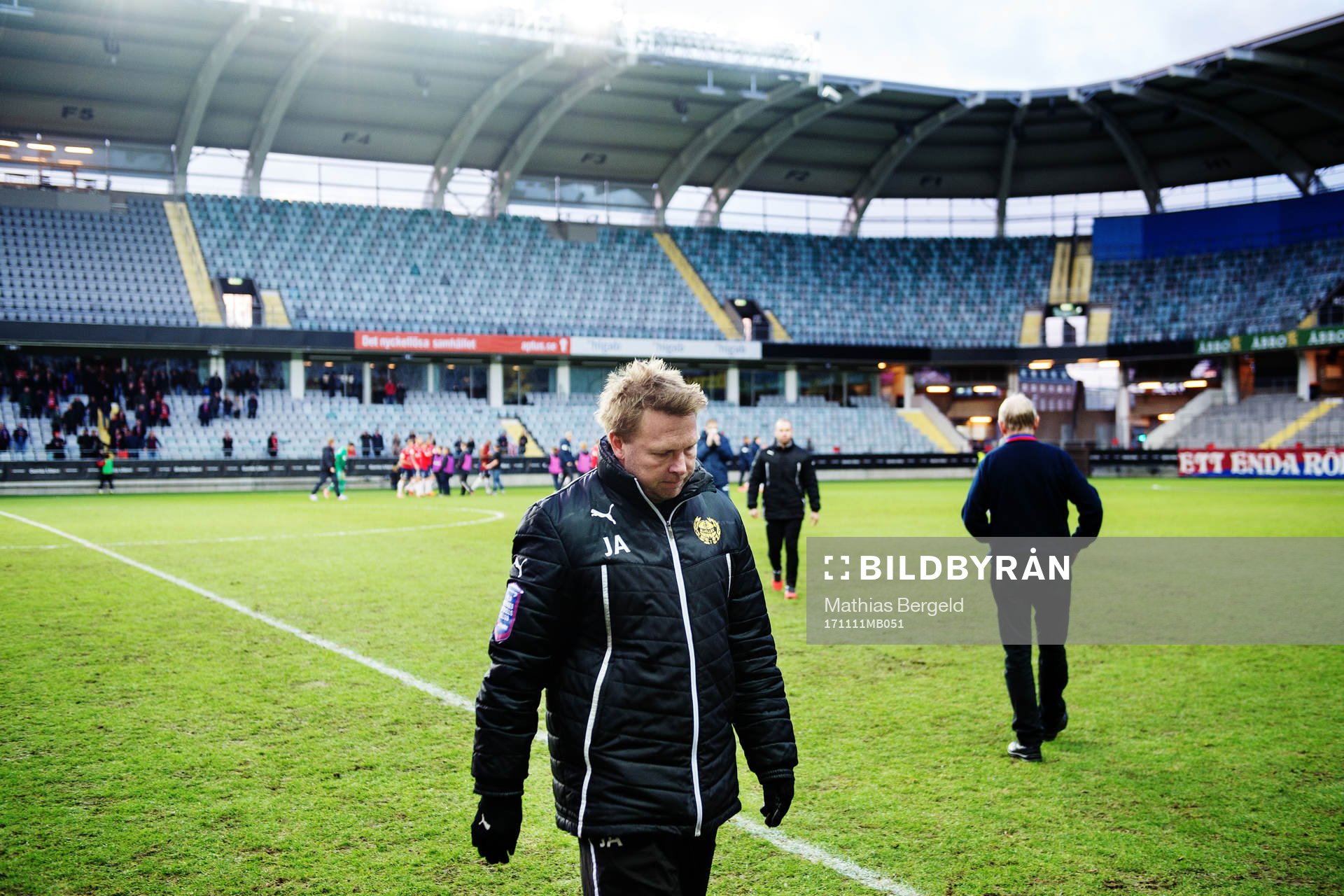 Mjällbys tränare Jonas Andersson deppar