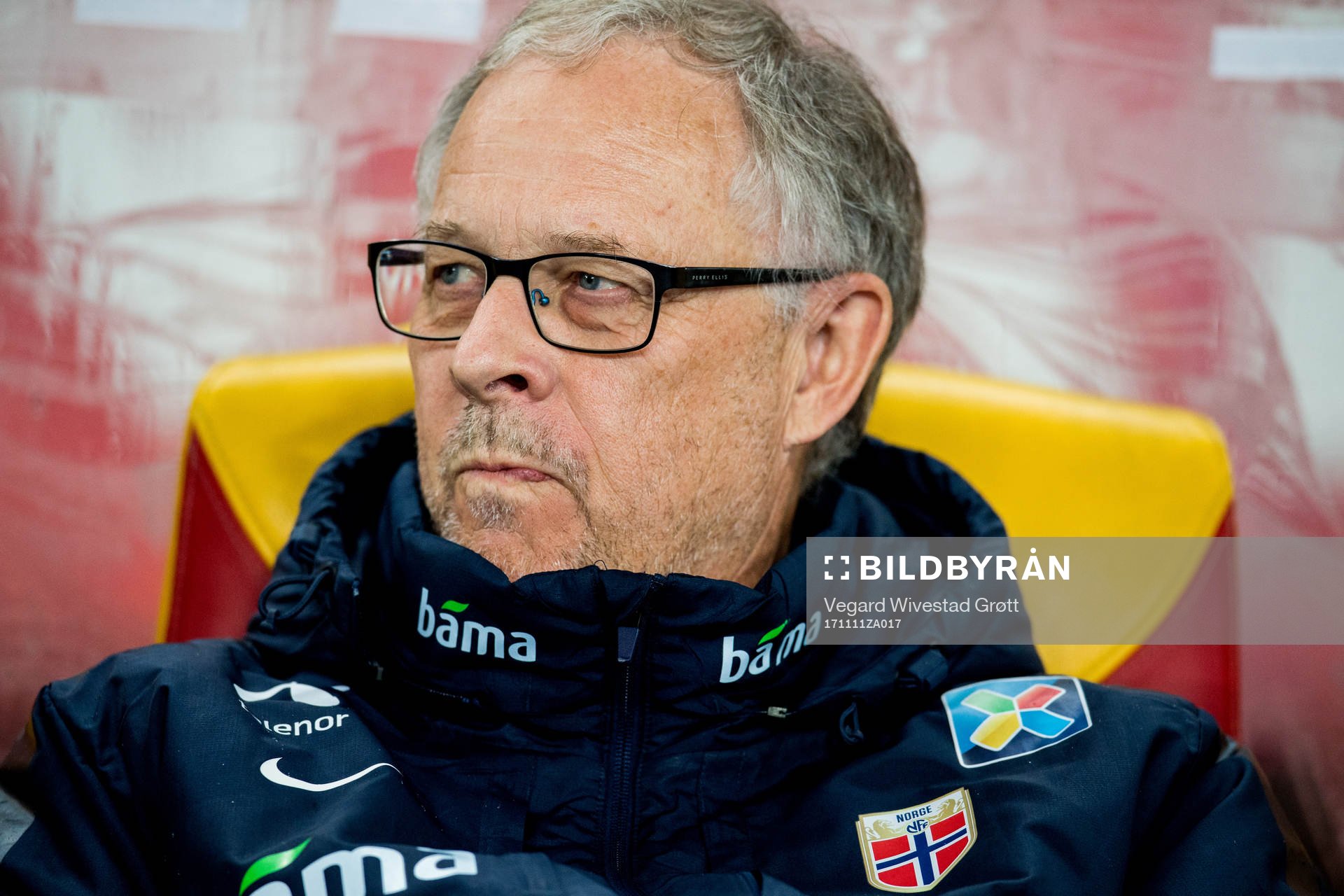Lars Lagerbäck, head coach of Norway