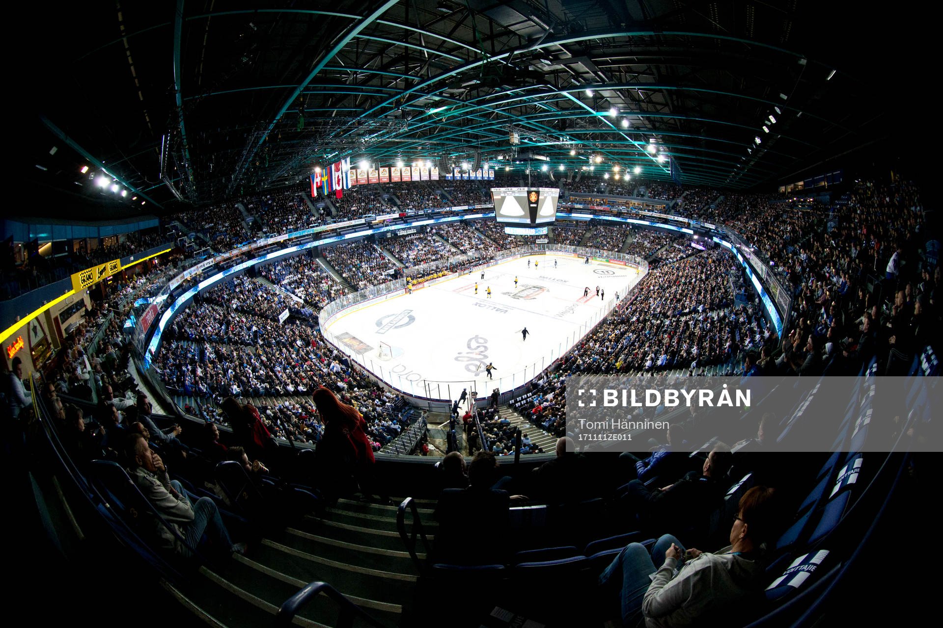 Inside wiev of the Hartwall Areena