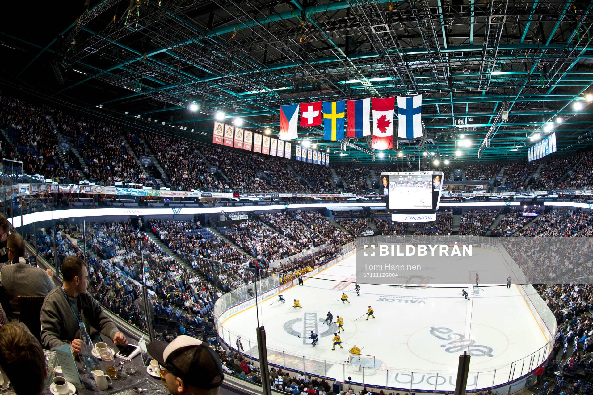 Inside wiev of the Hartwall Areena