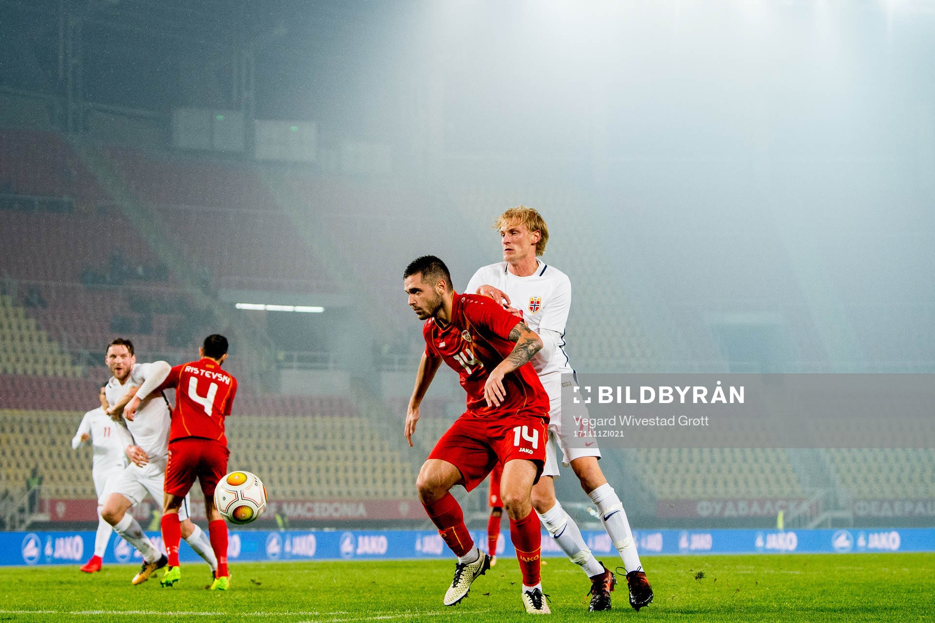 Darko Velkovski of Macedonia and Morten Thorsby of Norway