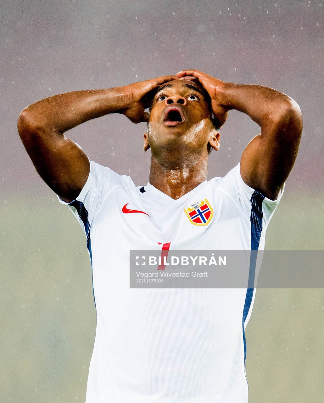 Ola Kamara of Norway reacts