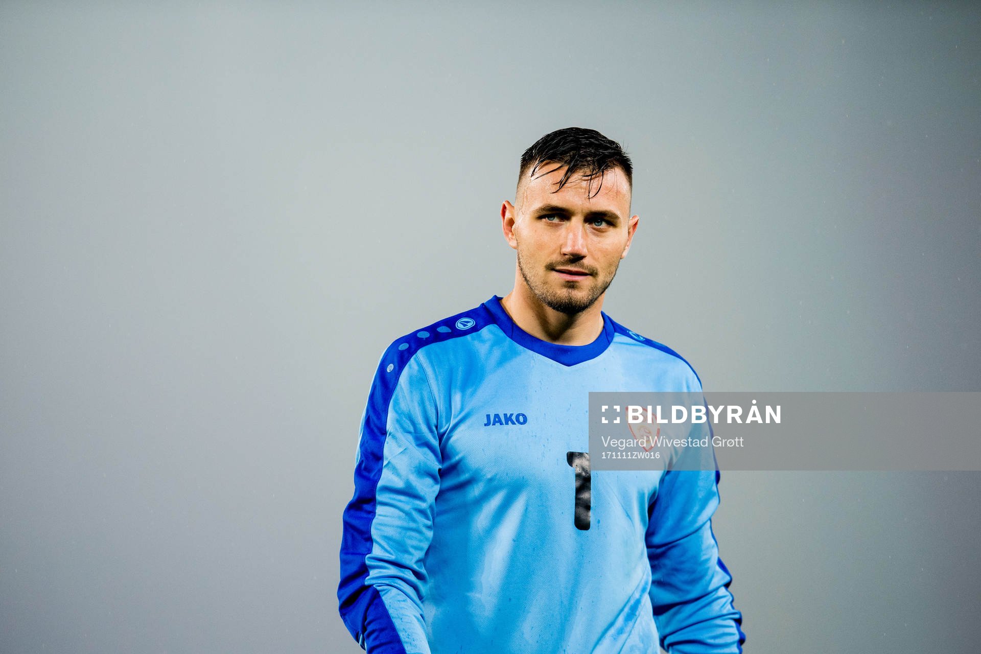 Goalkeeper Stole Dimitrevski of Macedonia