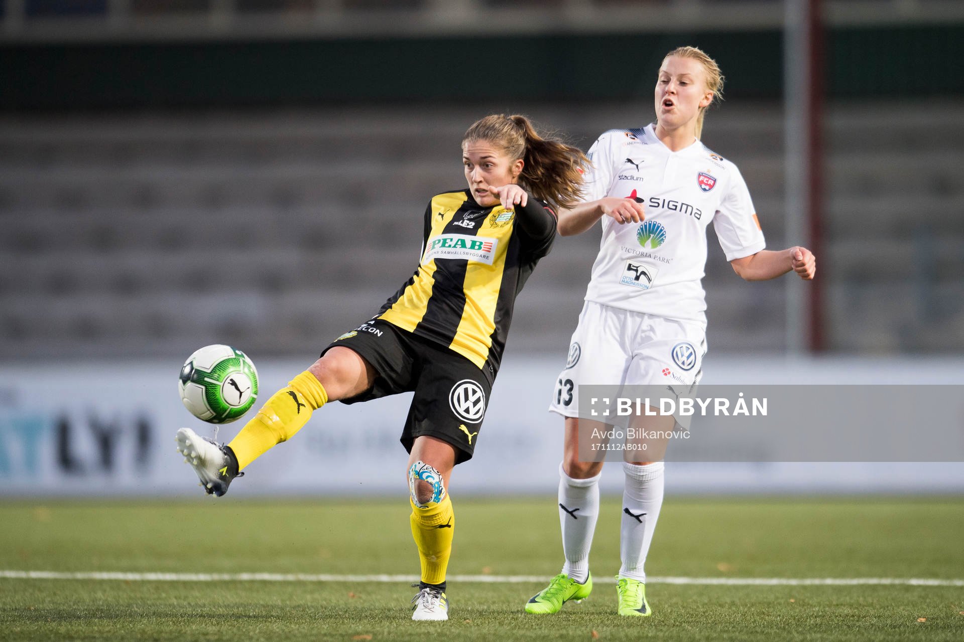 Hammarbys Filippa Angeldal och Rosengårds Sophie Sundqvist