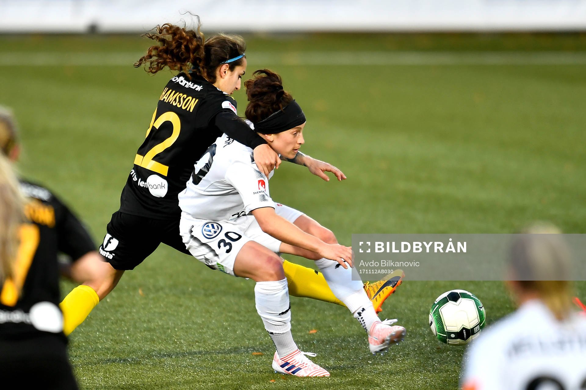 Hammarbys Sejde Abrahamsson och Rosengårds Ella Masar