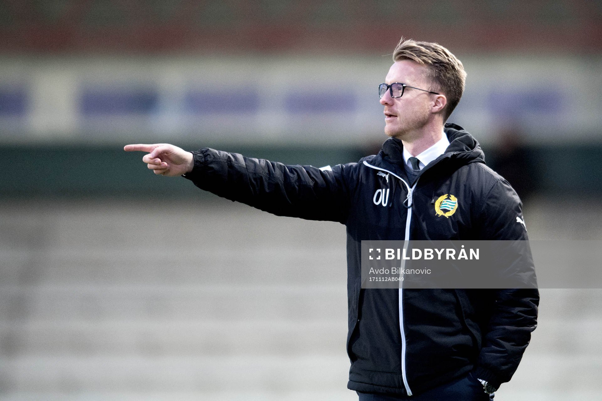 Hammarbys tränare Olof Unogård