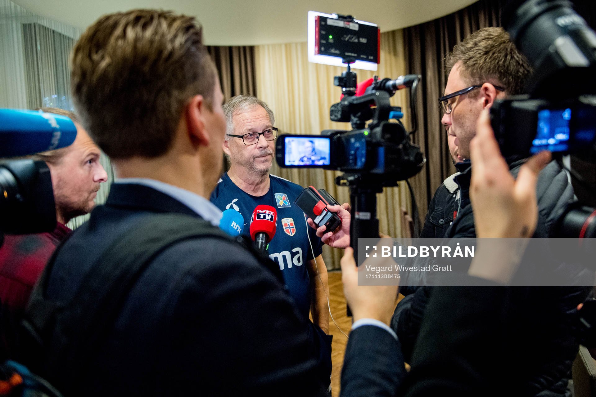 Lars Lagerbäck, head coach of Norway