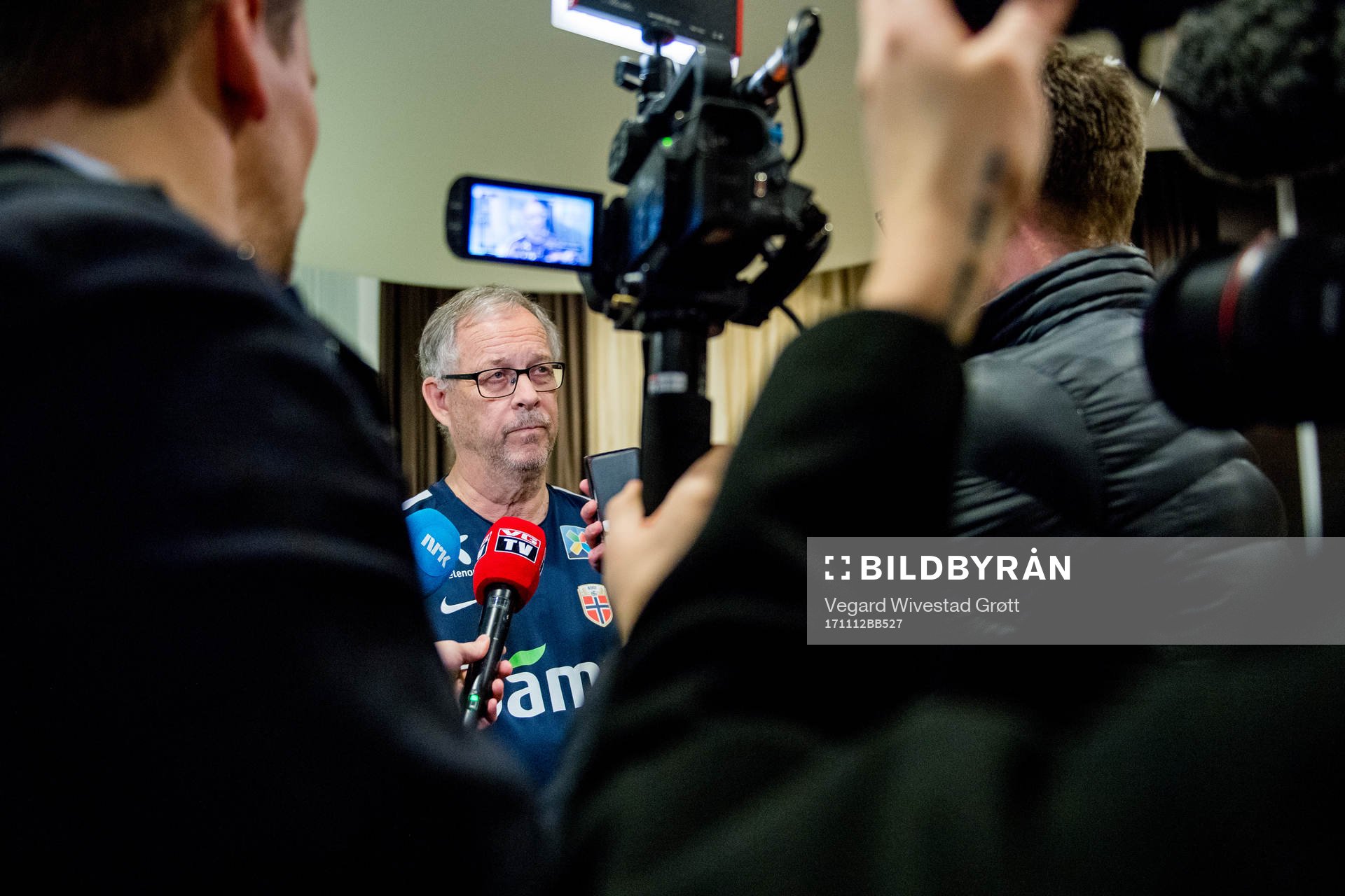 Lars Lagerbäck, head coach of Norway