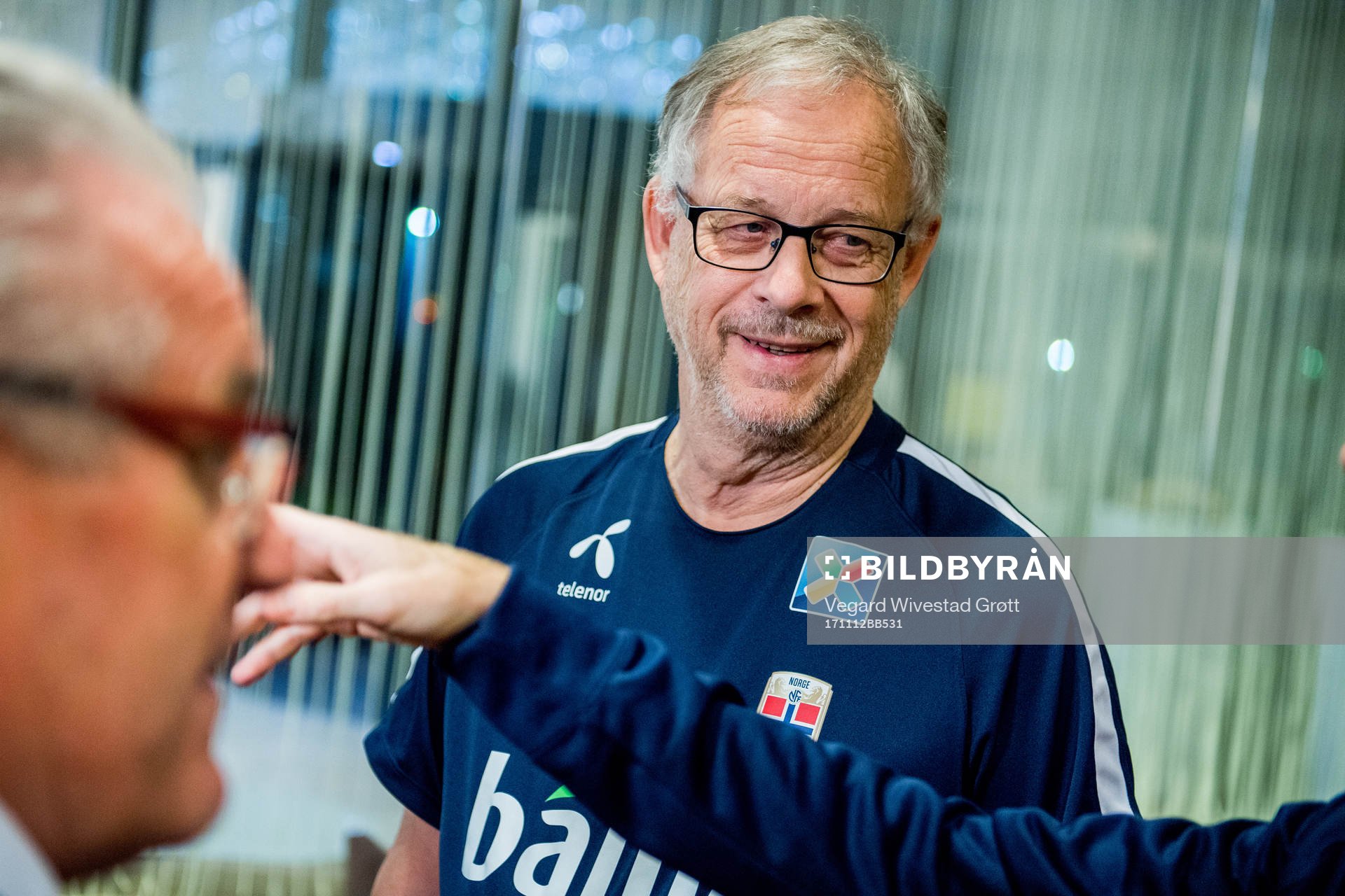 Lars Lagerbäck, head coach of Norway