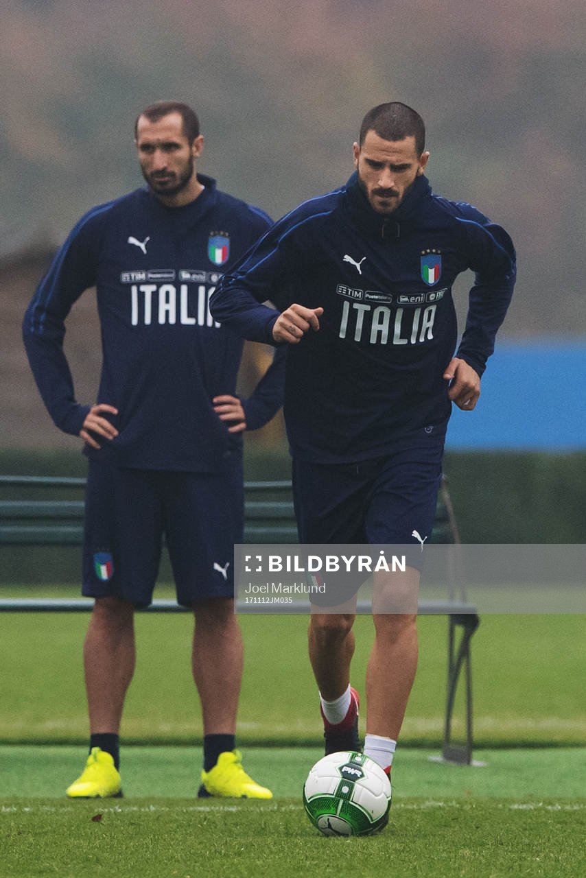 Giorgio Chiellini och Leonardo Bonucci