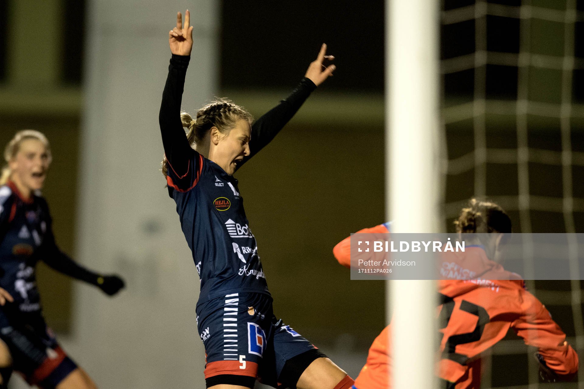 Linköpings Lisa Lantz jublar