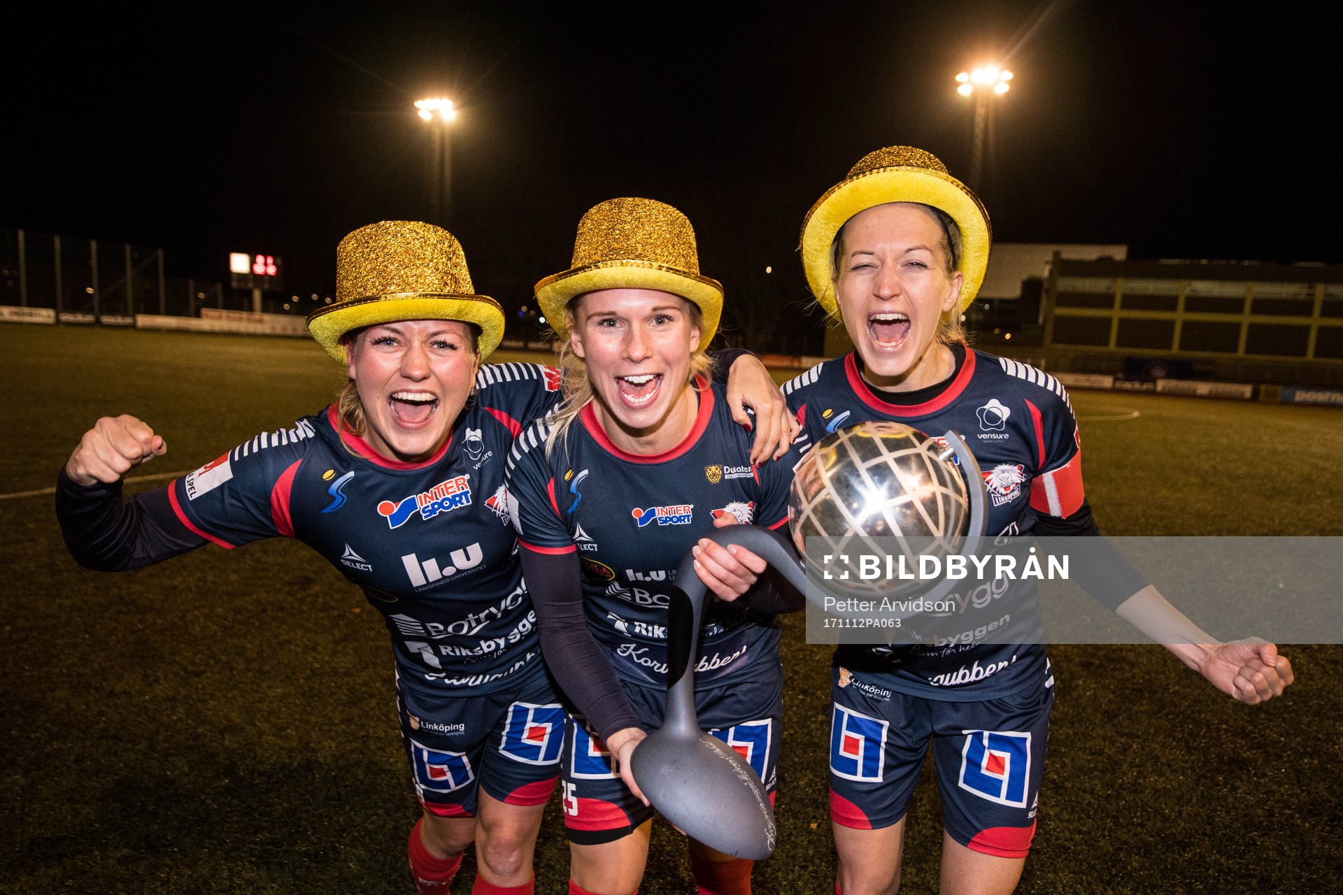 Linköpings Kristine Minde, Jonna Andersson och Janni Arnth